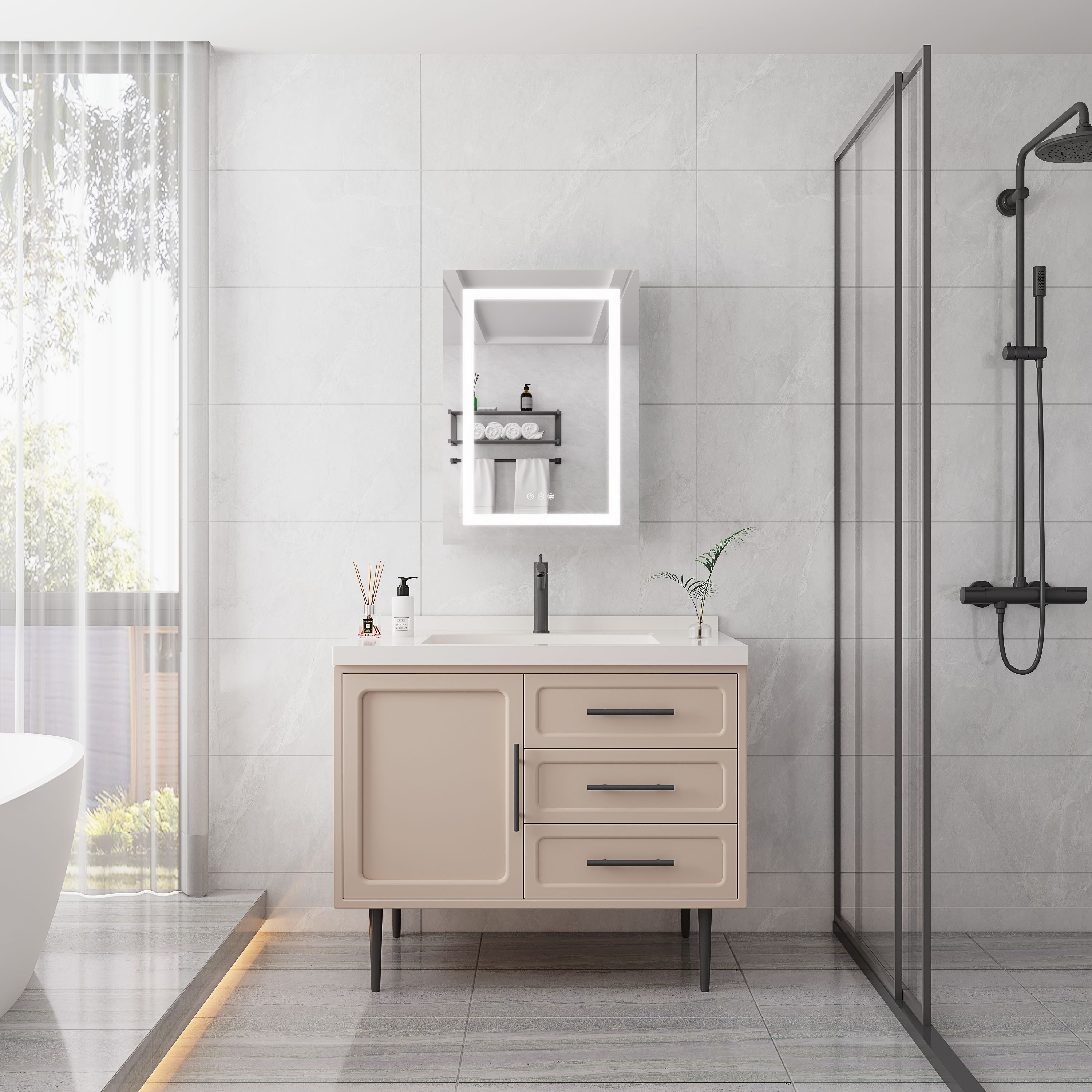 WELLFOR AMYD01-2028 Bathroom-Medicine-Cabinets - View #10