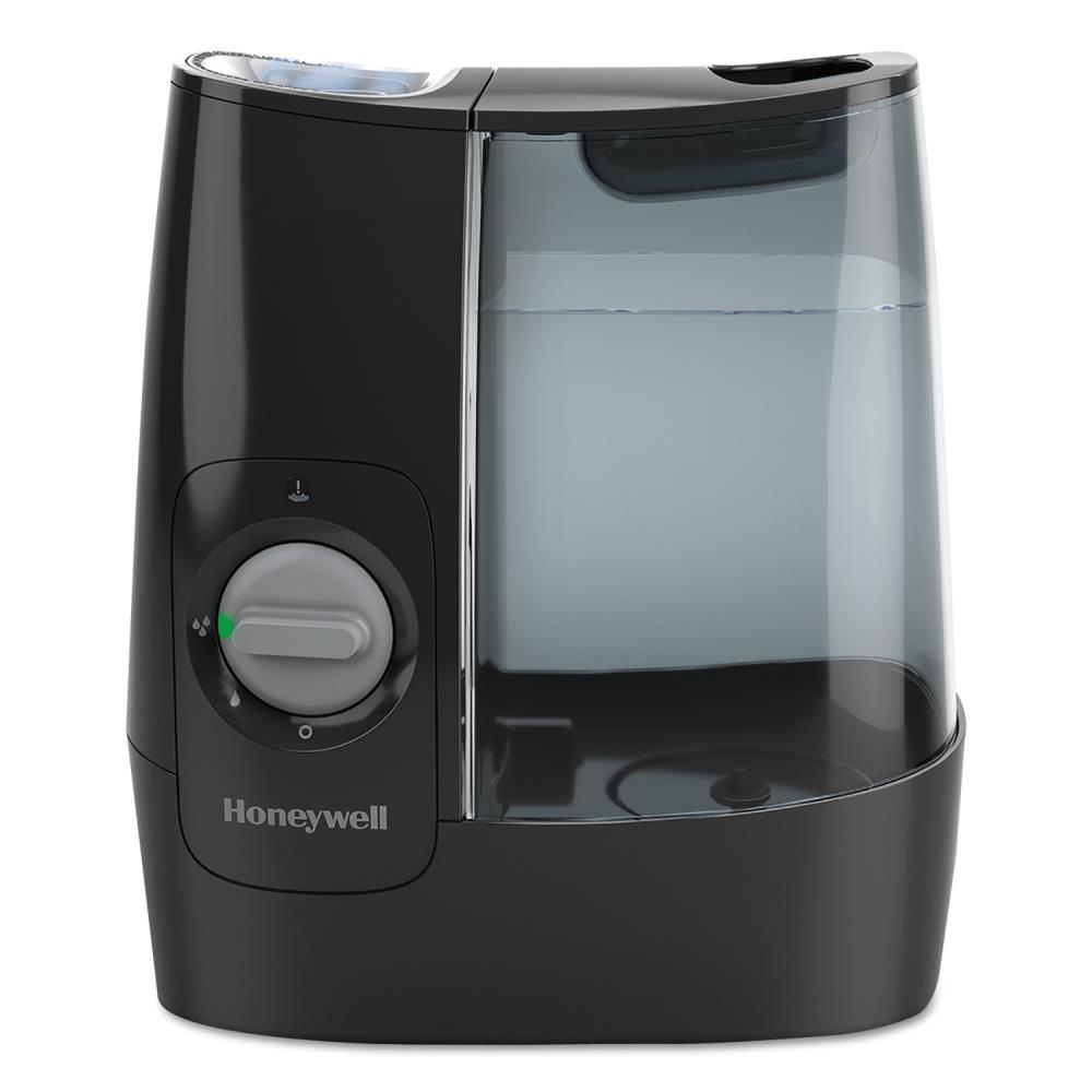 Honeywell Filter free 1-Gallon Tabletop Warm Mist Humidifier (For Rooms 151-400-sq ft) in Black | HWLHWM845B