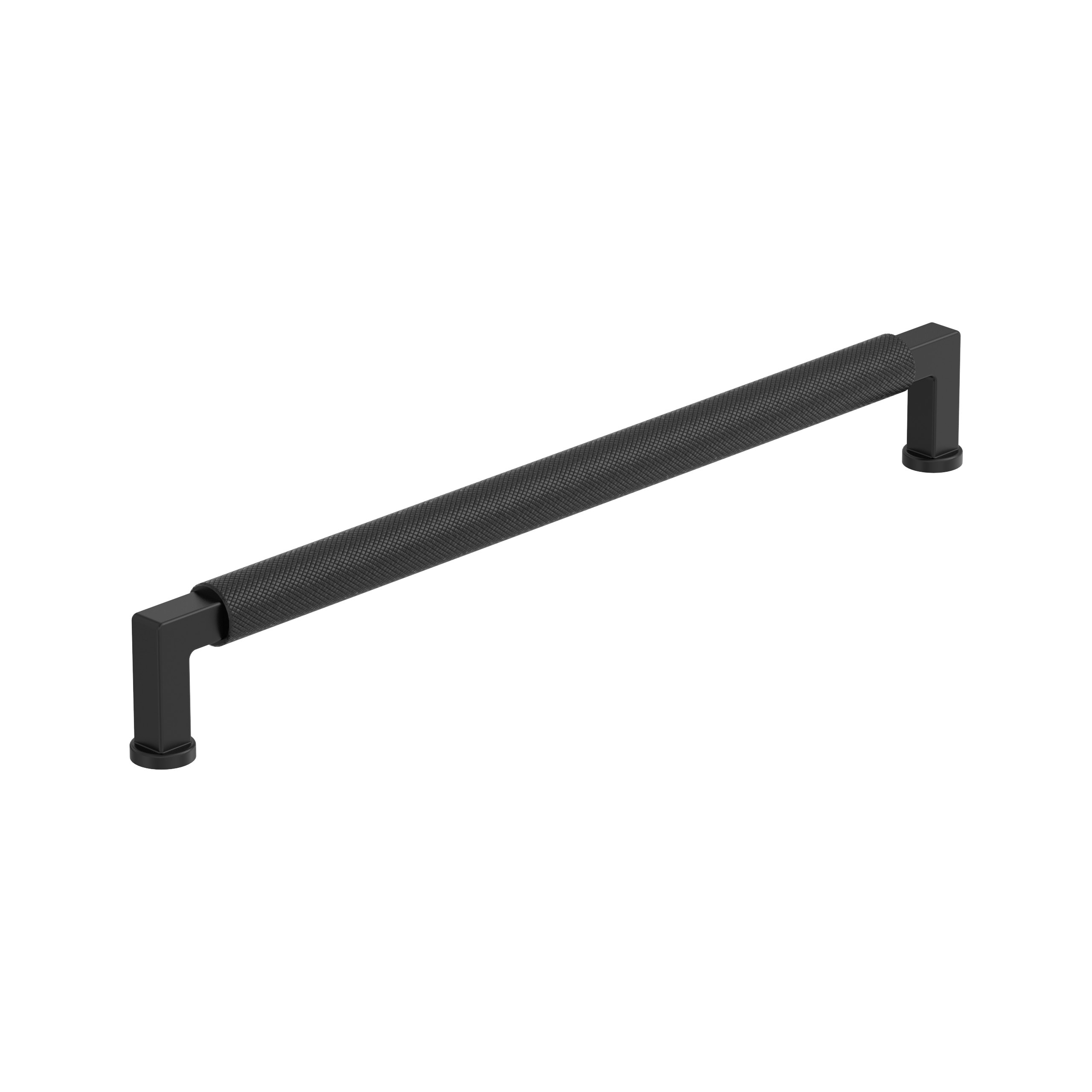 Amerock BP37628MB Balata 10-1/16-in , 256mm Center to Center Matte Black Cylindrical Bar