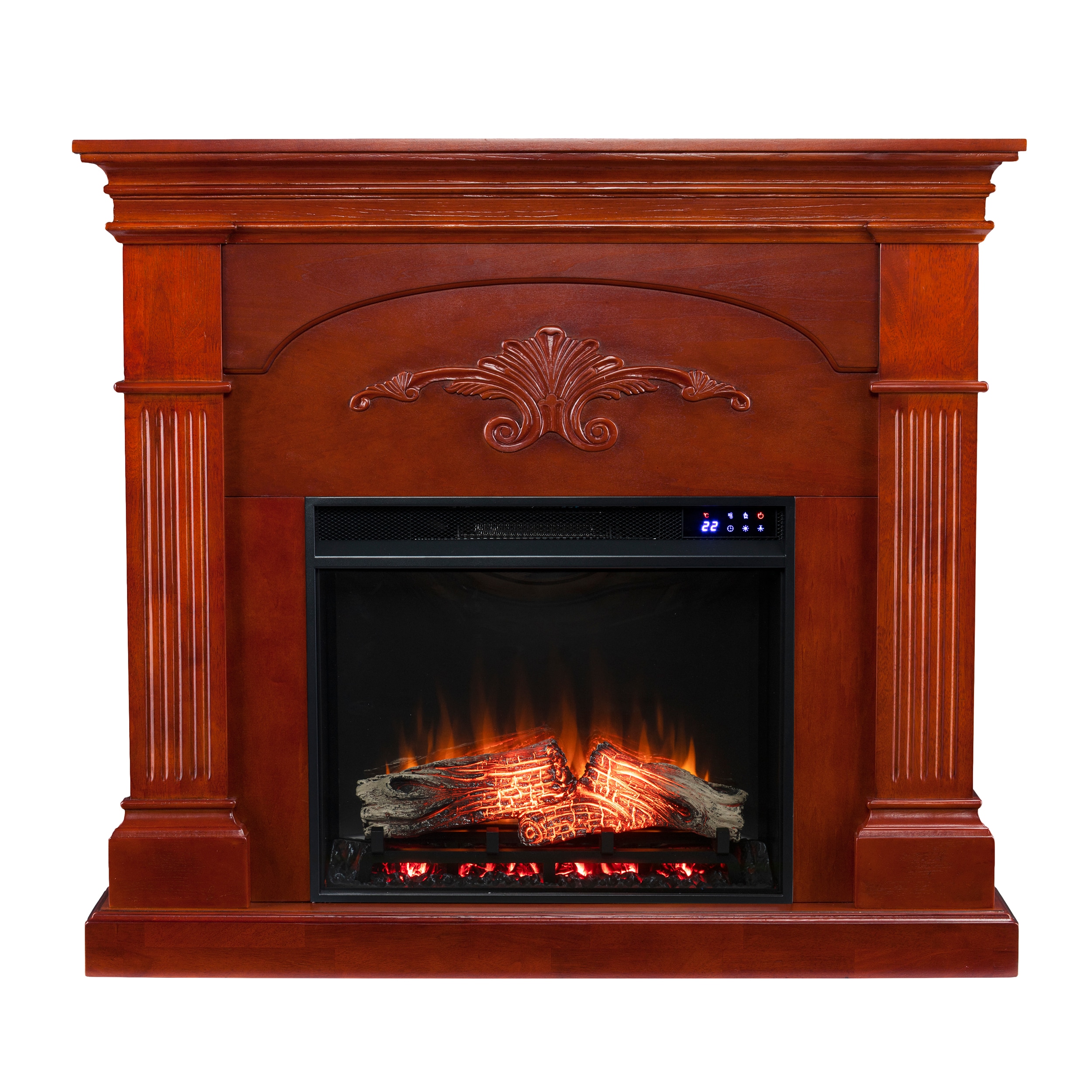 Safavieh Sicilian Electric Fireplace - Thumbnail 4