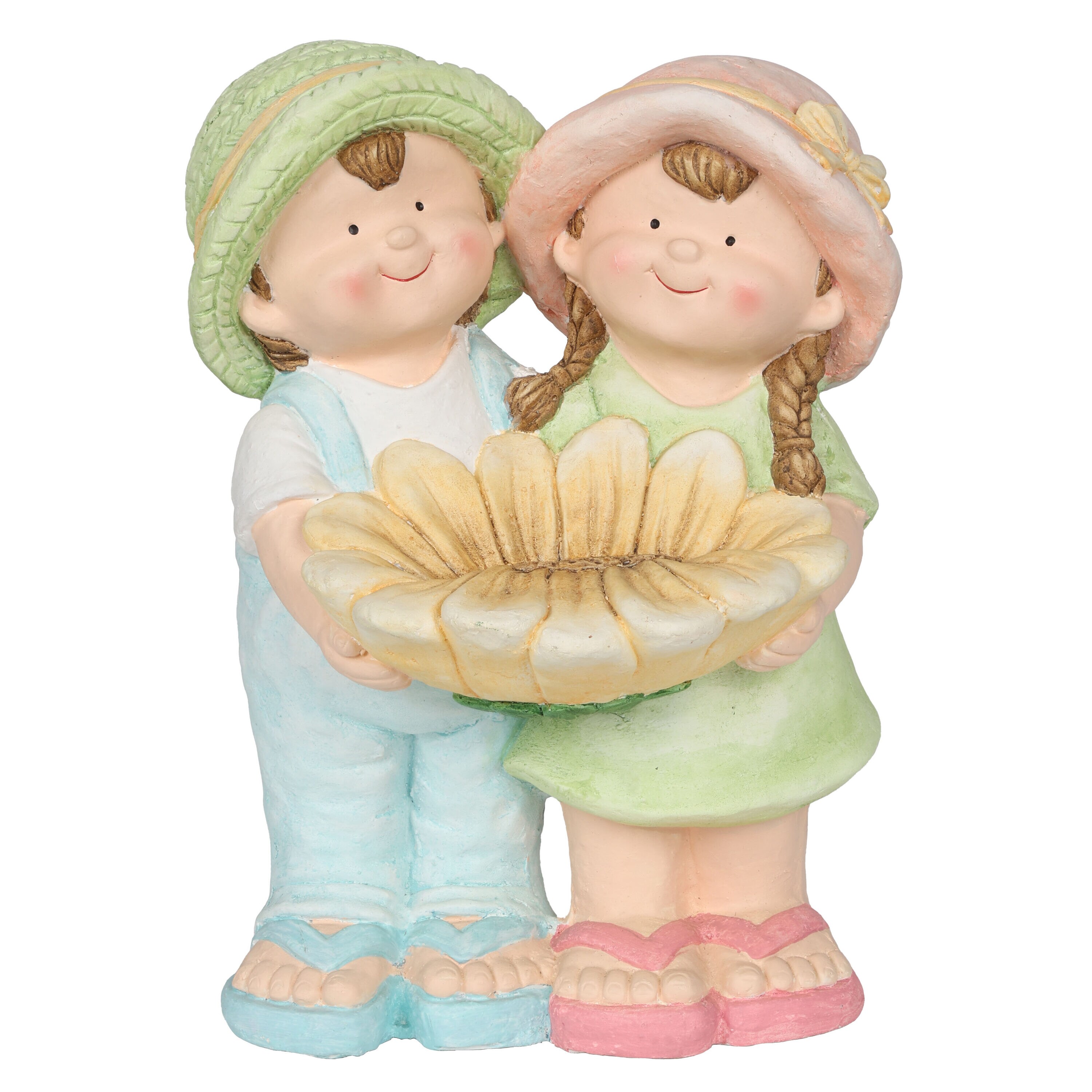 Alpine Corporation QWR1372 17-Inches H x 10-Inches W Multiple colors/finishes Garden Statue