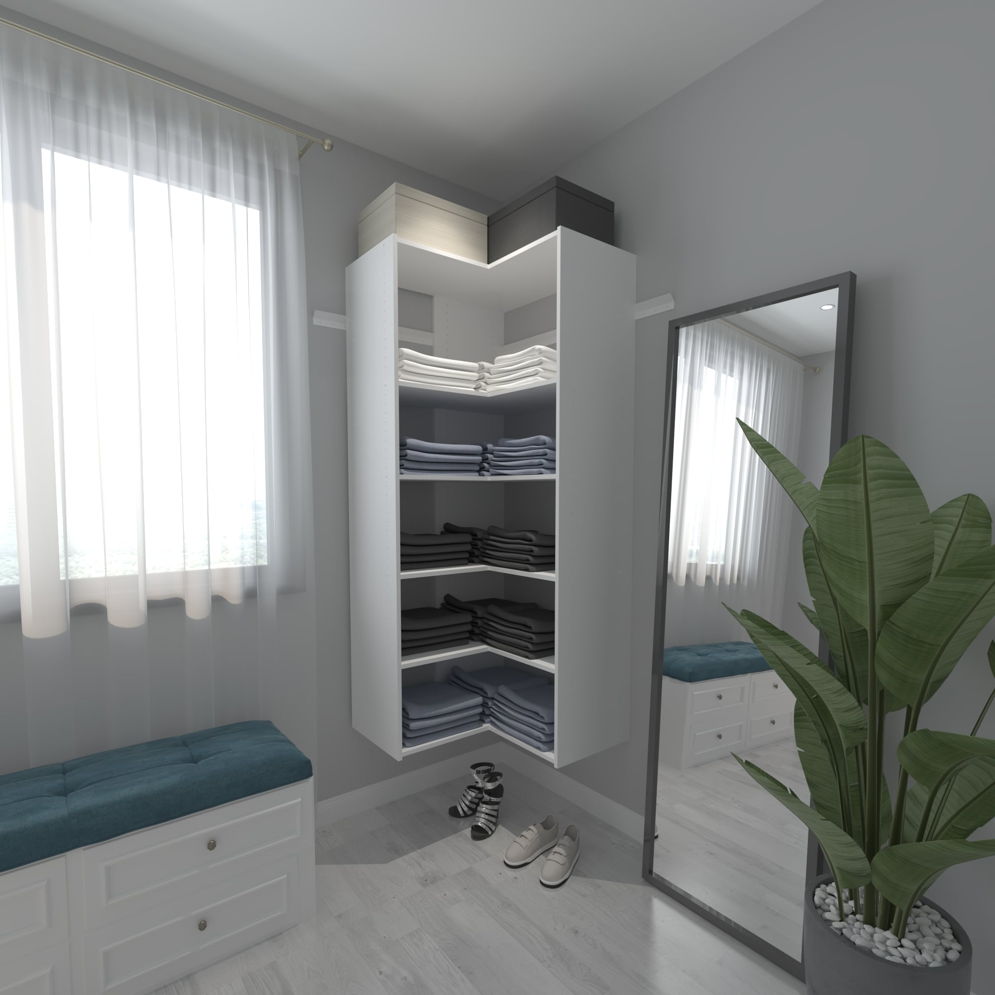 Wood Closet Towers & Bases Brand TENONER