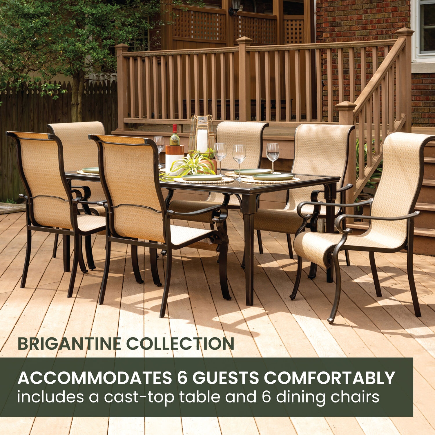 Hanover BRIGANTINE7PC Patio-Dining-Sets - View #4