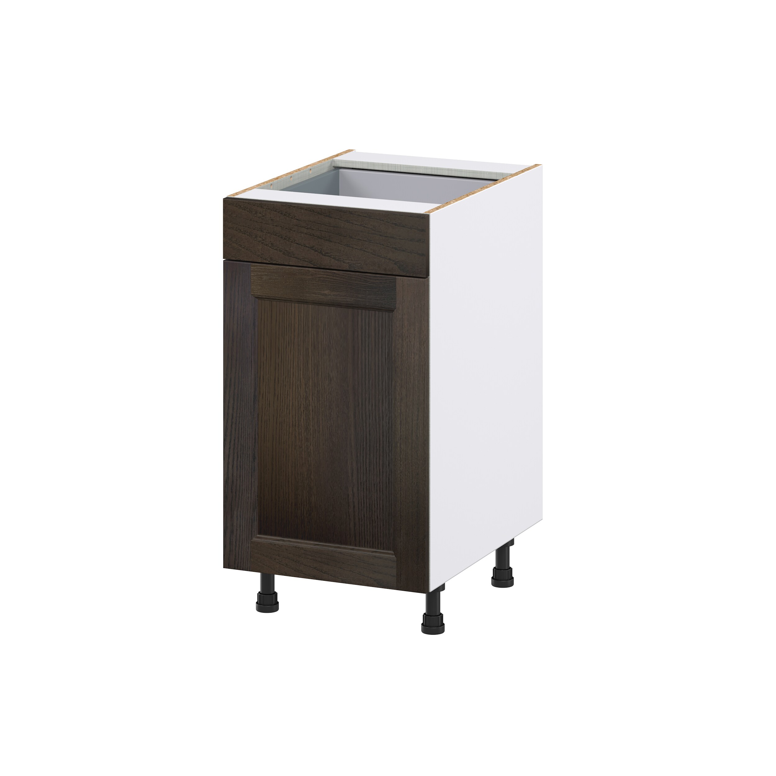 Hugo&Borg DSB18SWB-MO Montclaire 18-in W x 34.5-in H x 24-in D Wood 2 -Drawers Pull-out cabinet Base Fully assembled Cabinet (Recessed Panel Shaker)