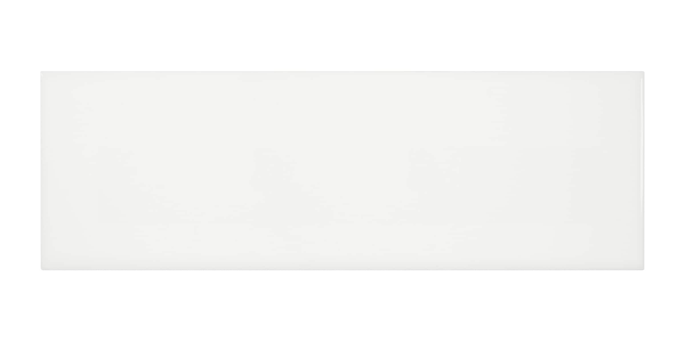 Satori Soho Canvas White 4-in x 12-in Glossy Ceramic Subway Floor and Wall Tile ( 9.69-sq ft / Carton )