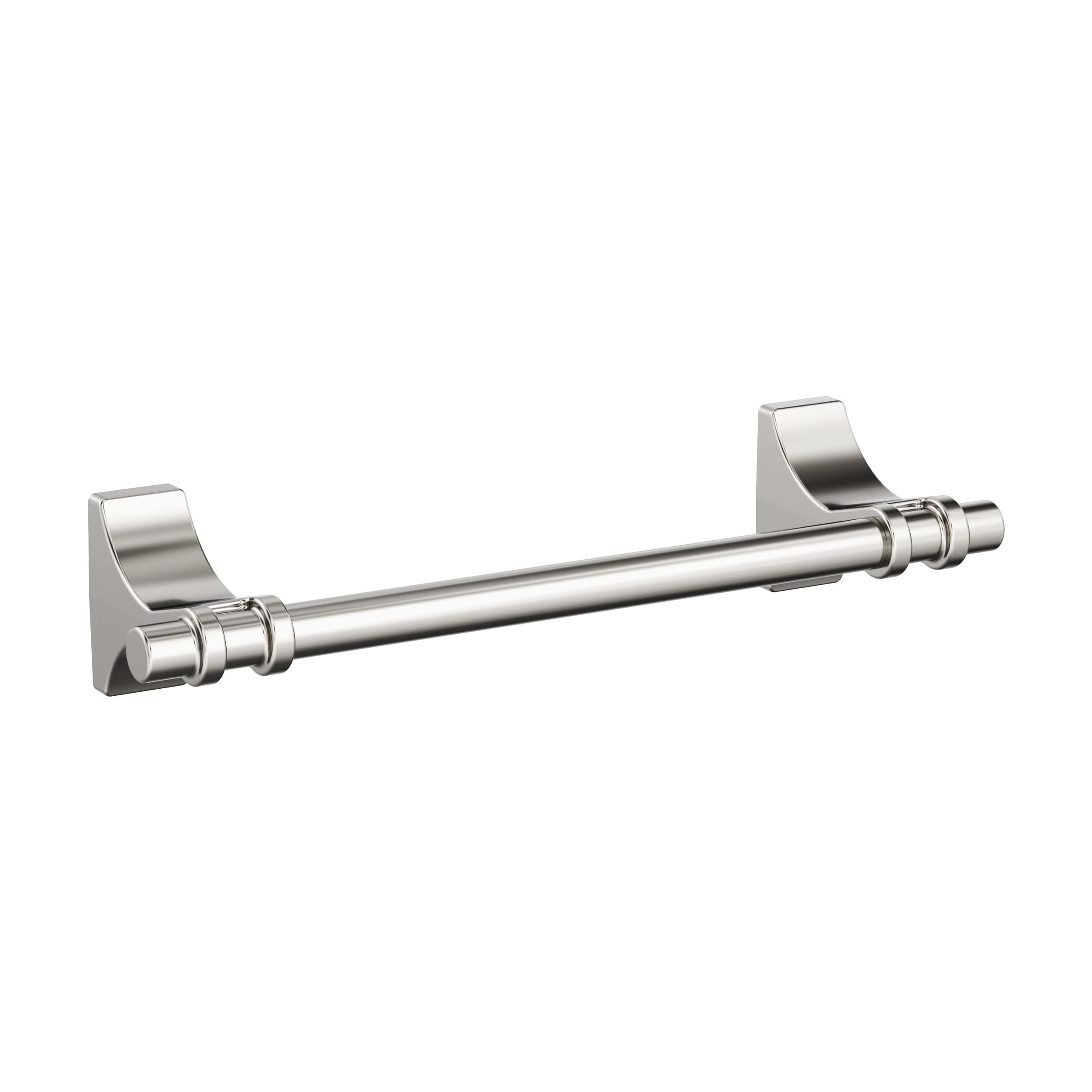 Amerock BH36055PN Davenport 9-in Polished Nickel Wall mount Single Towel Bar