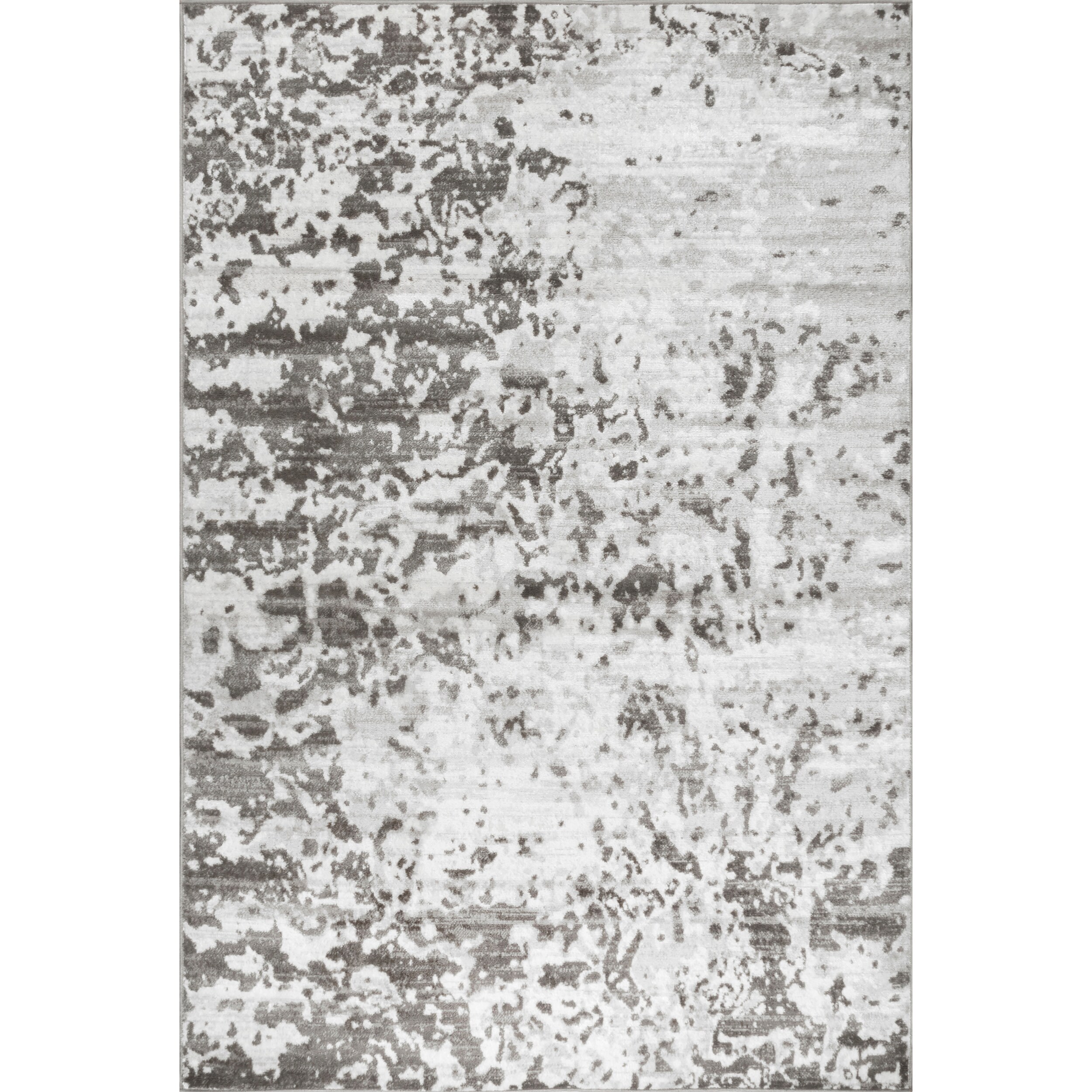 nuLOOM LPBL09A-2808 Campbell 2 x 8 (ft) Loomed Polypropylene Grey Rectangular Indoor Abstract Runner rug