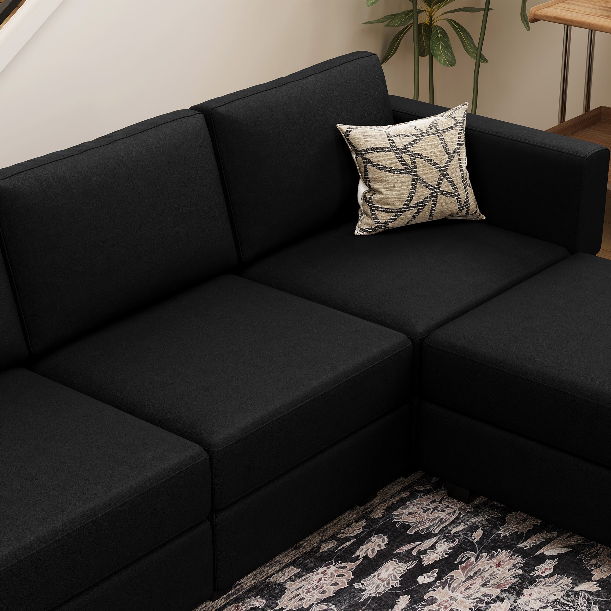 Belffin BF196-3-4B-BLACK futons - View #5