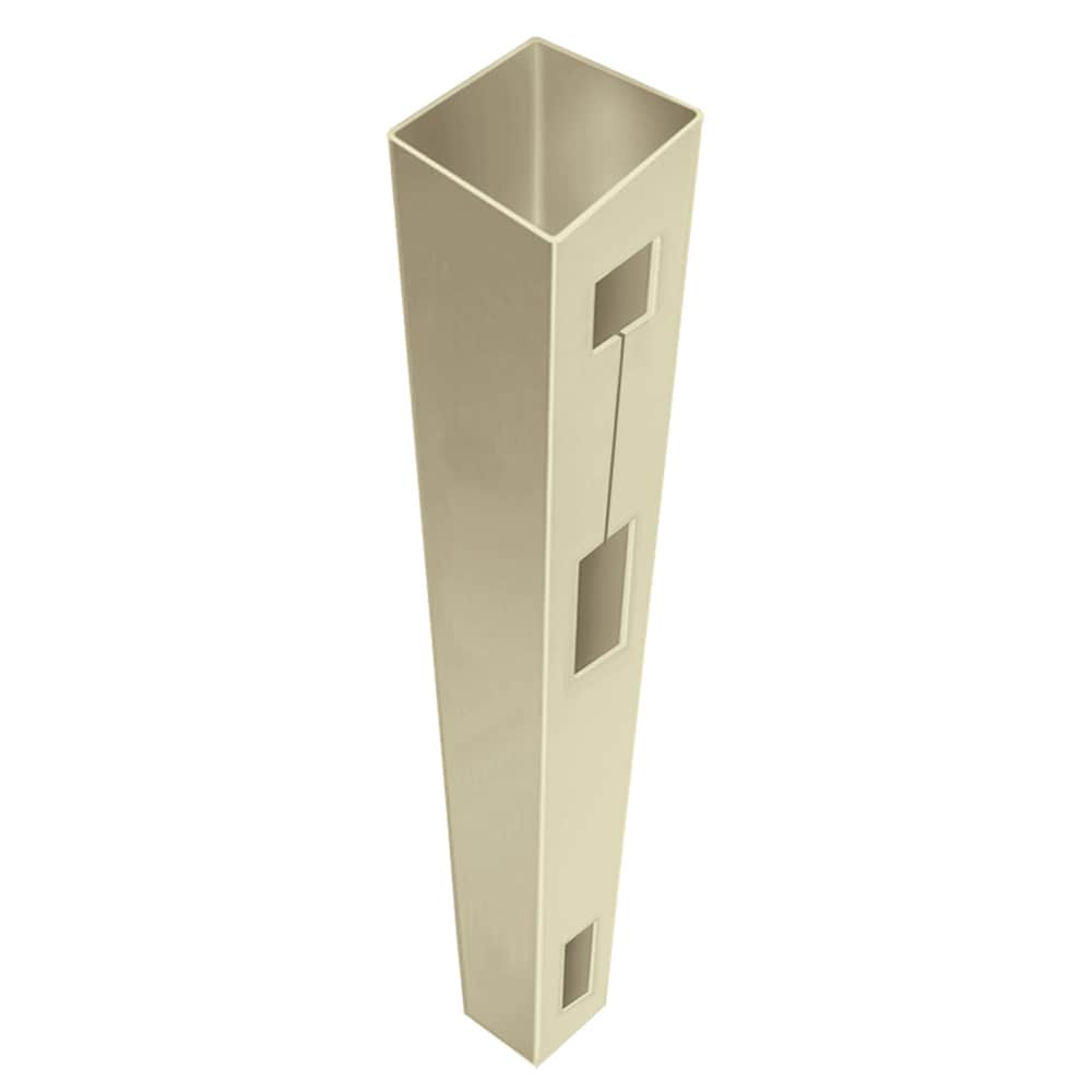 Freedom Conway 9-ft H x 5-in W Sand Vinyl End Fence Post (Unassembled)