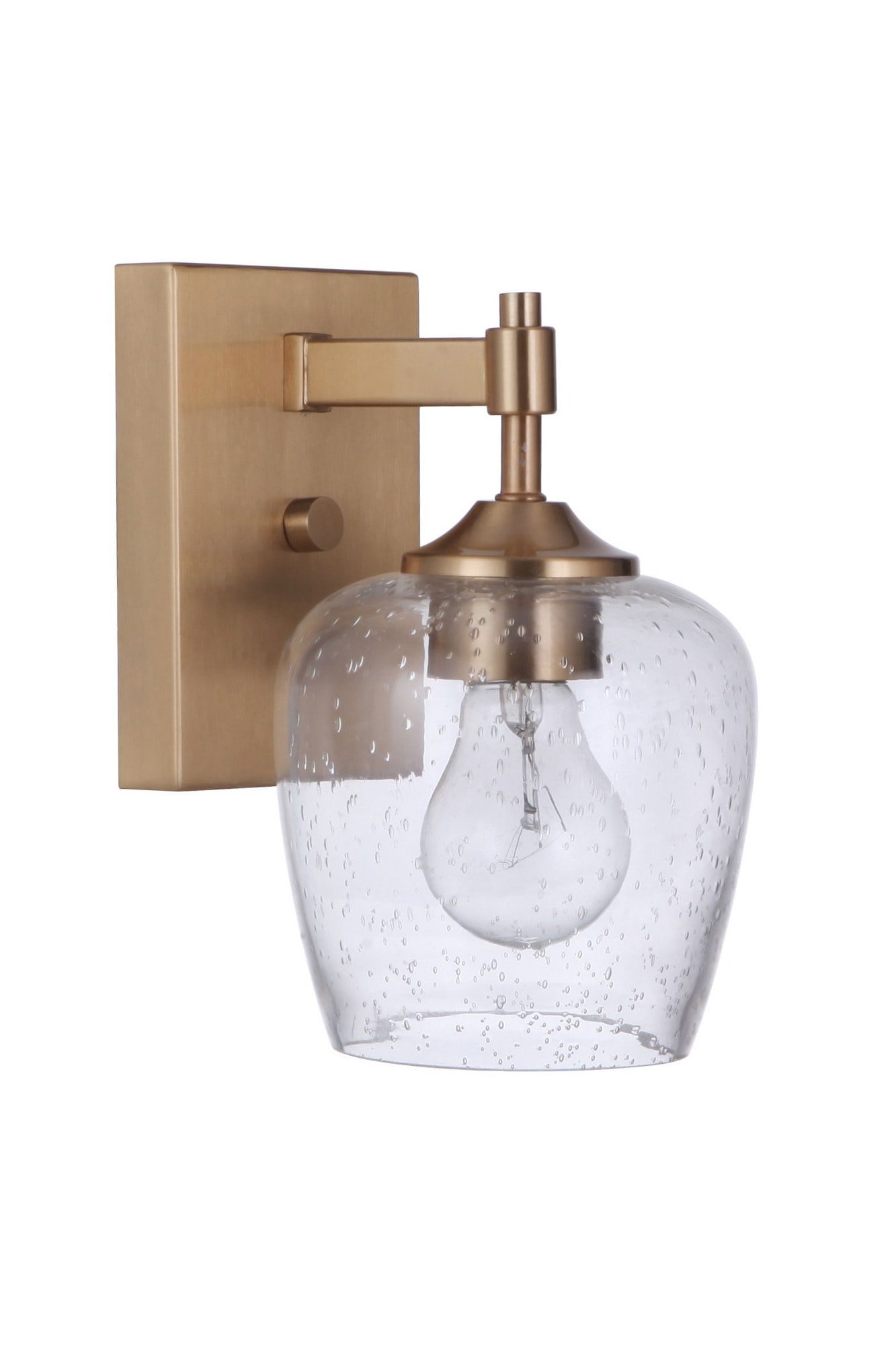 Stellen 1-Light Transitional Satin Brass Wall Sconce