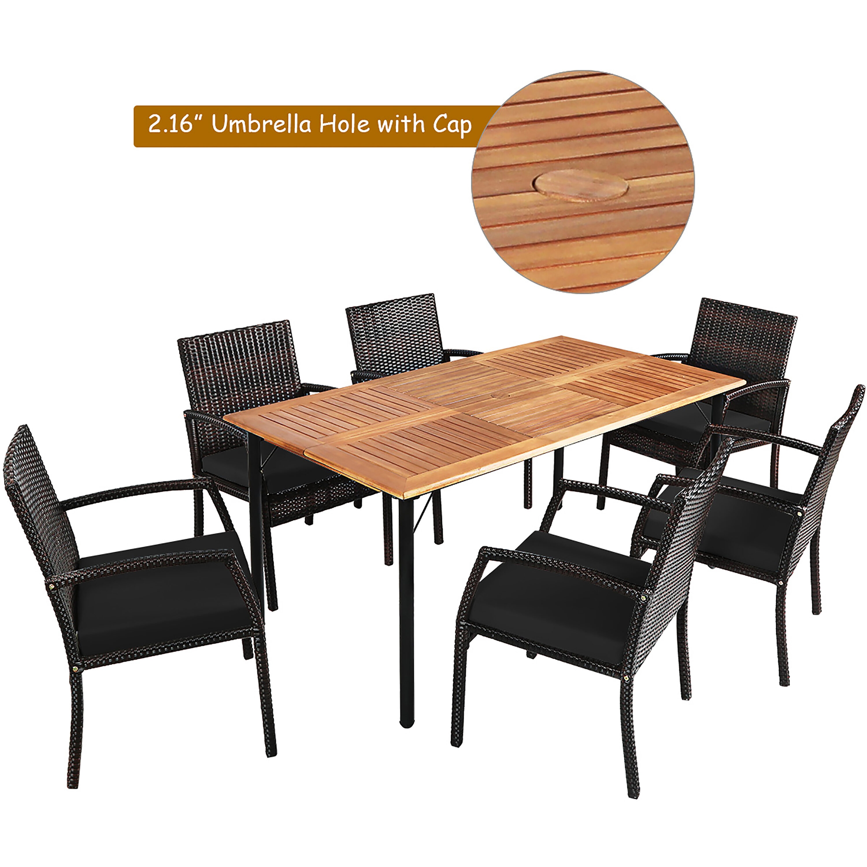 Costway HW70680DK+ Patio-Dining-Sets - View #4