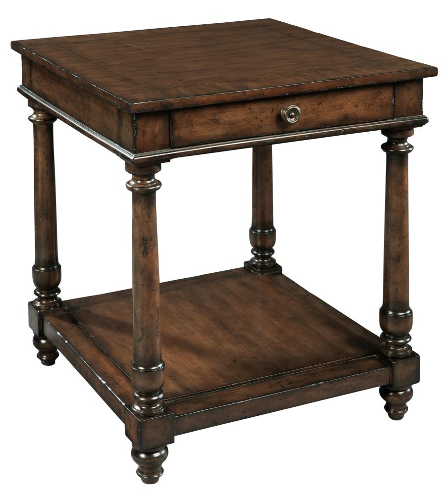 Hekman Hekman Accents Special Reserve Wood Veneer Rustic End Table With