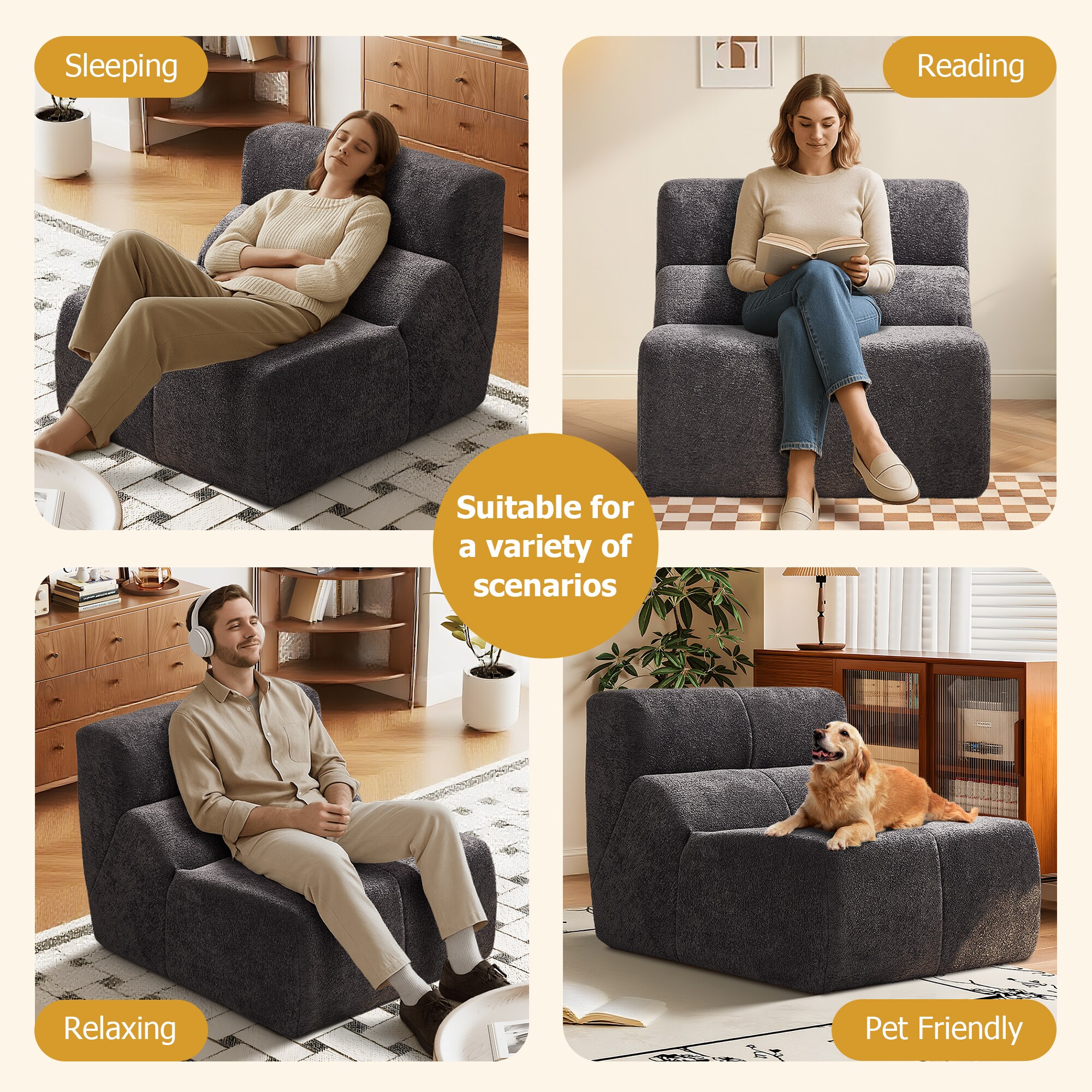 VASOENY MDS-S088-G055 Sofas-Loveseats - View #6