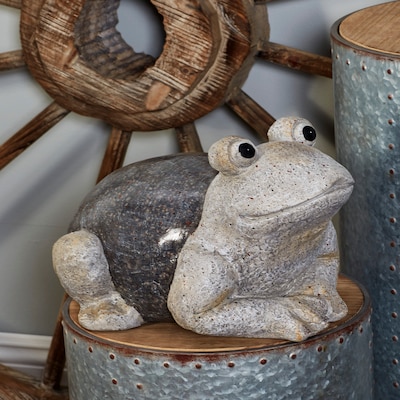 Resin Frog Garden Statues At Lowes Com
