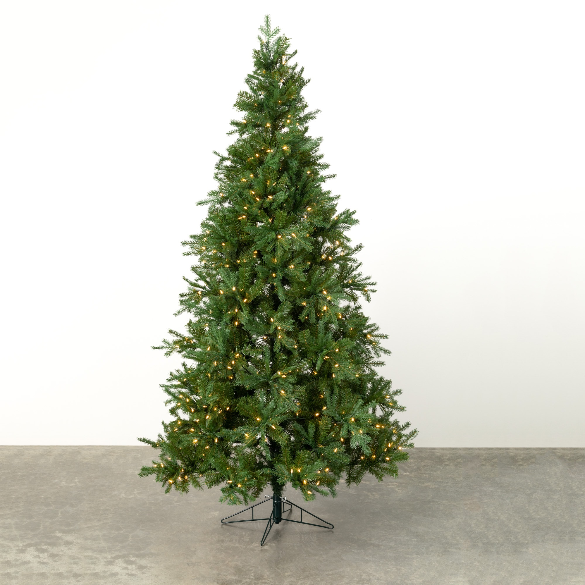 Sullivans TR1183 7.42-ft Pine Pre-lit Artificial Christmas Tree with Clear LED Lights