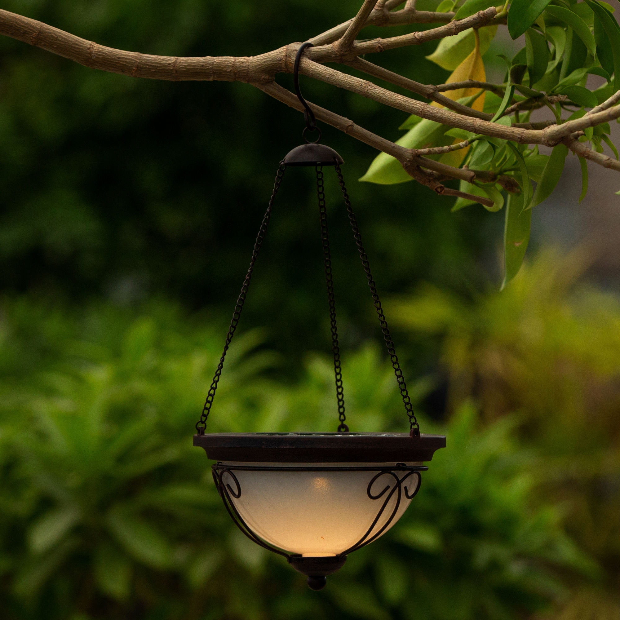 LuxenHome WHSL467 Outdoor-Decorative-Lanterns - View #2