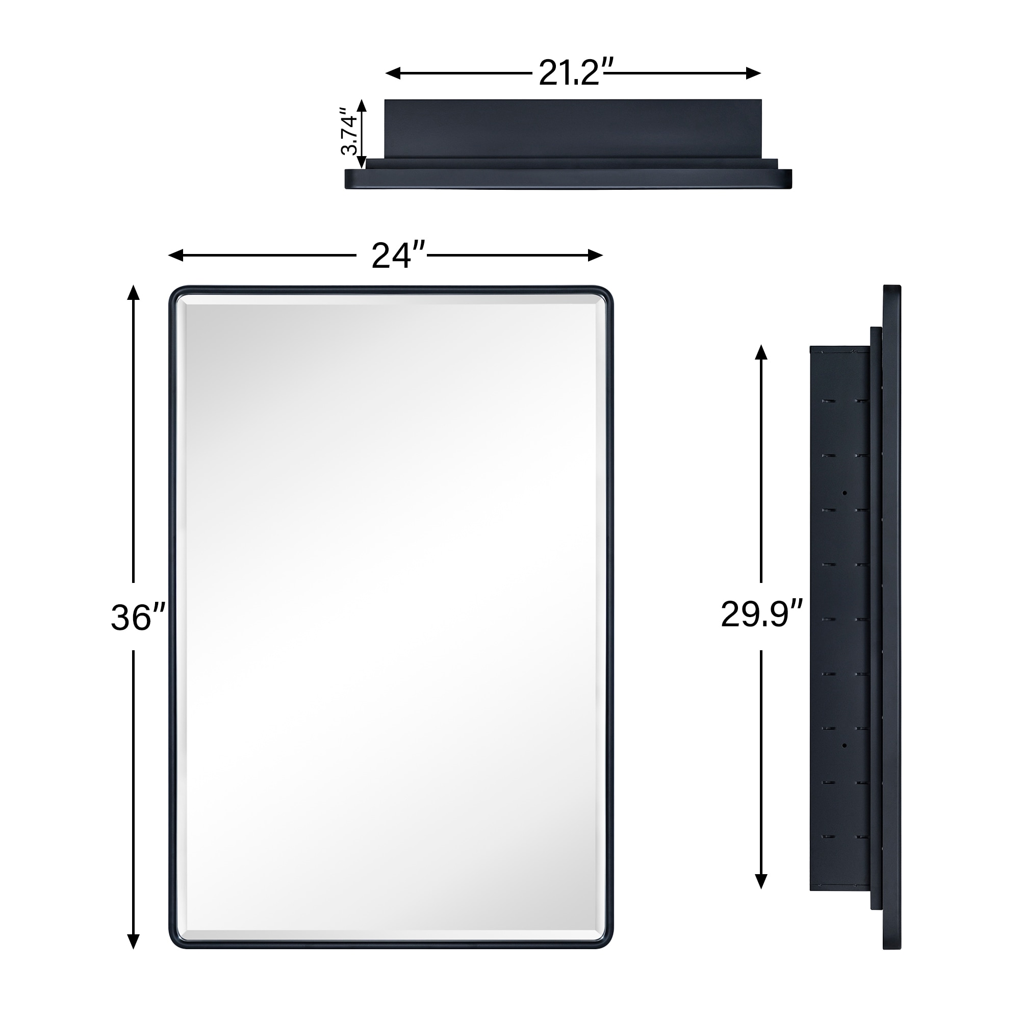 TEHOME GC-00508 Bathroom-Medicine-Cabinets - View #8