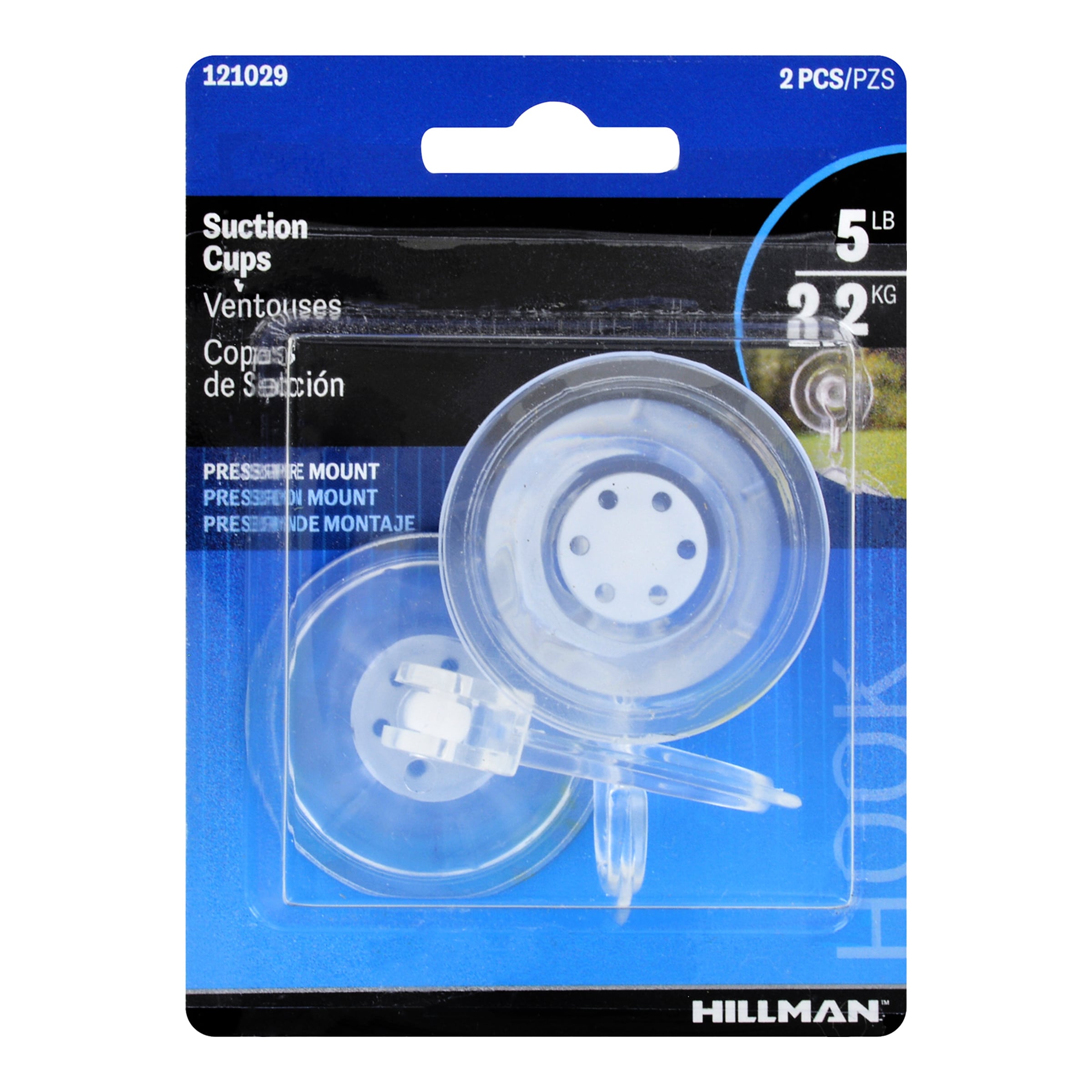 Hillman Small Clear Suction Cup