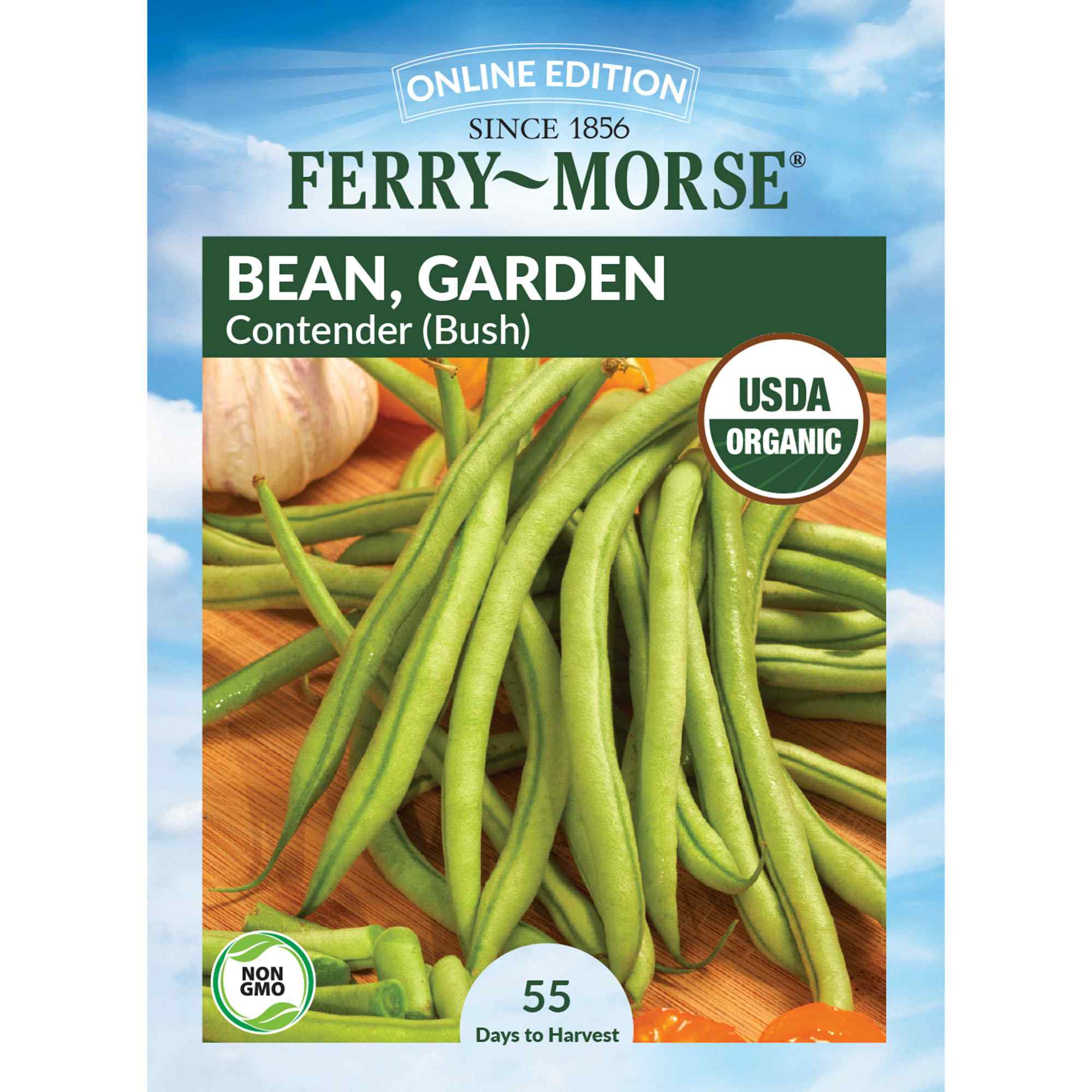 Ferry-Morse LC25.0789 Organic Bean Seeds 17.5 Gram(s)
