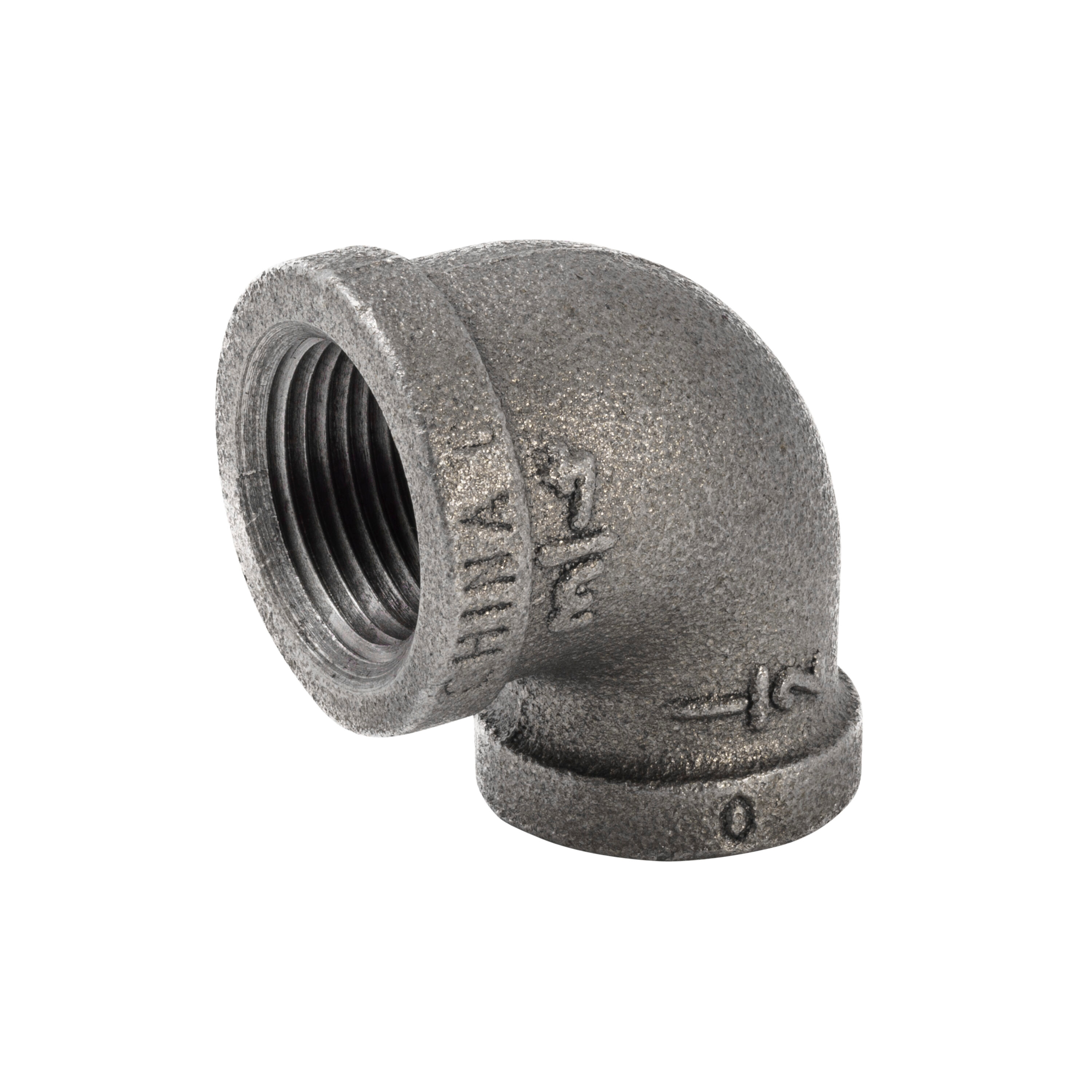 RELIABILT 3/4-in x 1/2-in 90 Black Iron Elbow Fitting in the Black Pipe &  Fittings department at