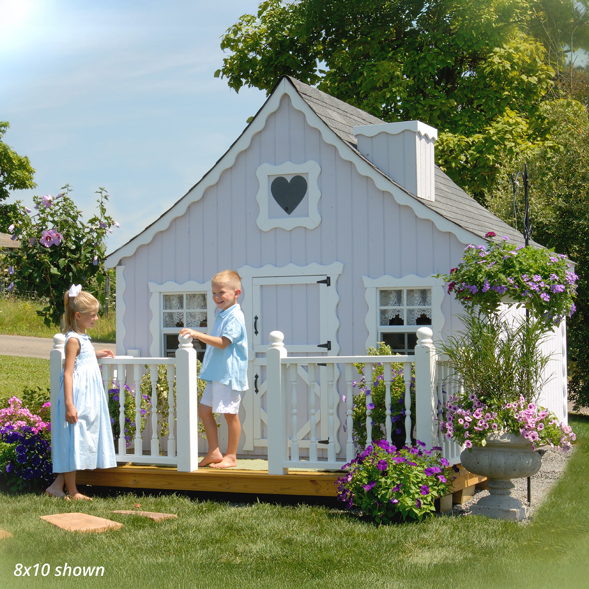 Little Cottage Co 8X10 GBP-PNK-FK-LFT playhouses - View #7