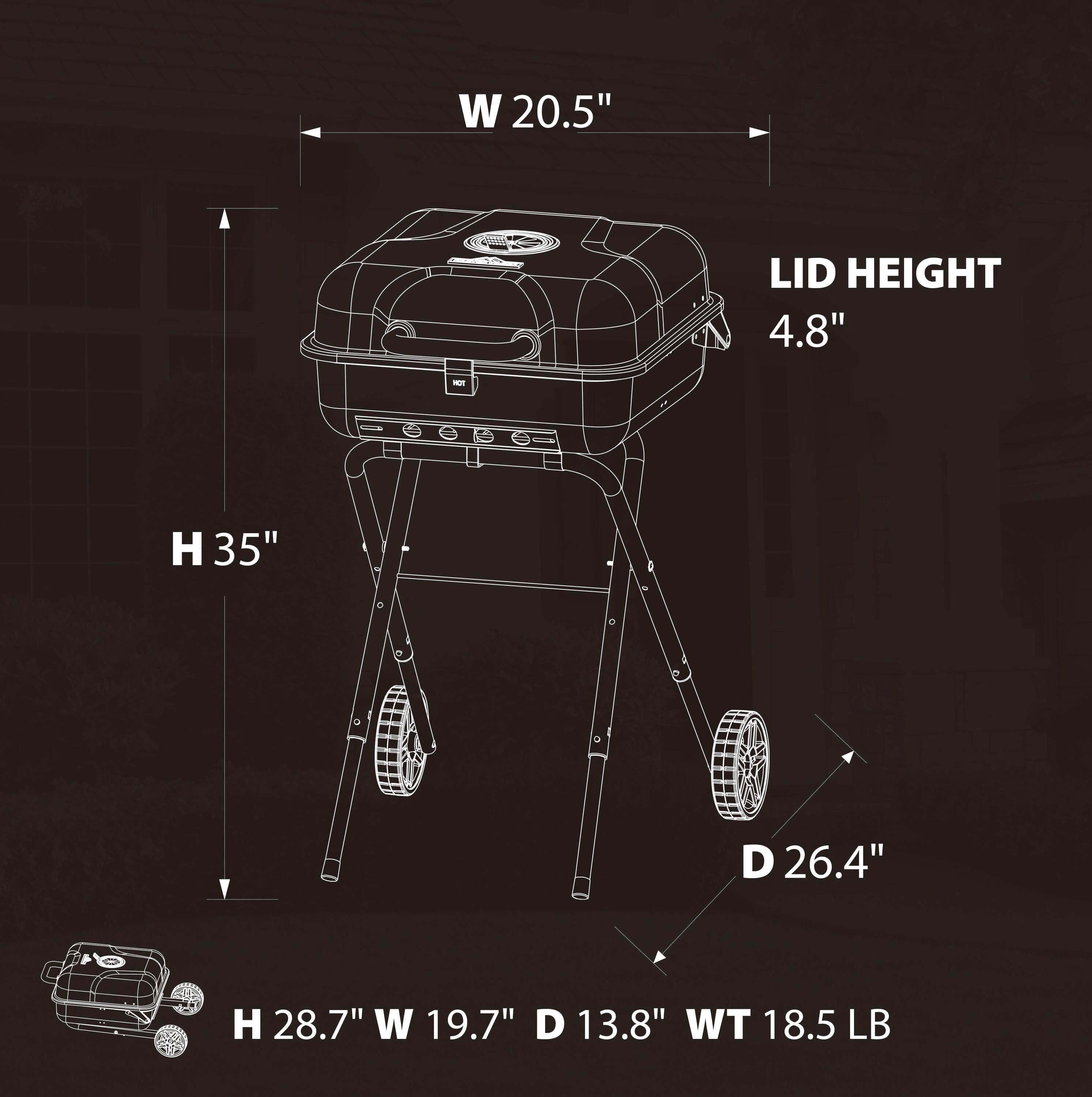 Master Forge CBC2434L Tabletop-Grills - View #8