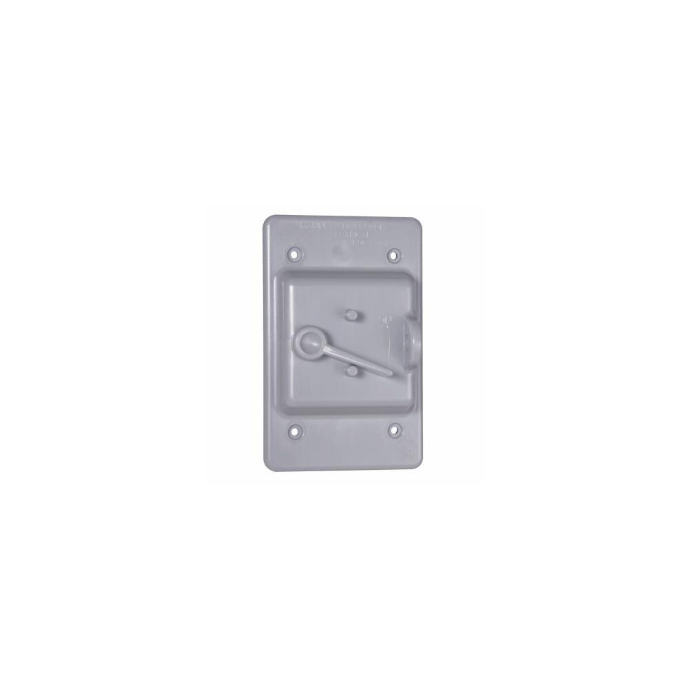  ZX9TRVAL98080 Locking Switch Cover Non Metallic, Gray