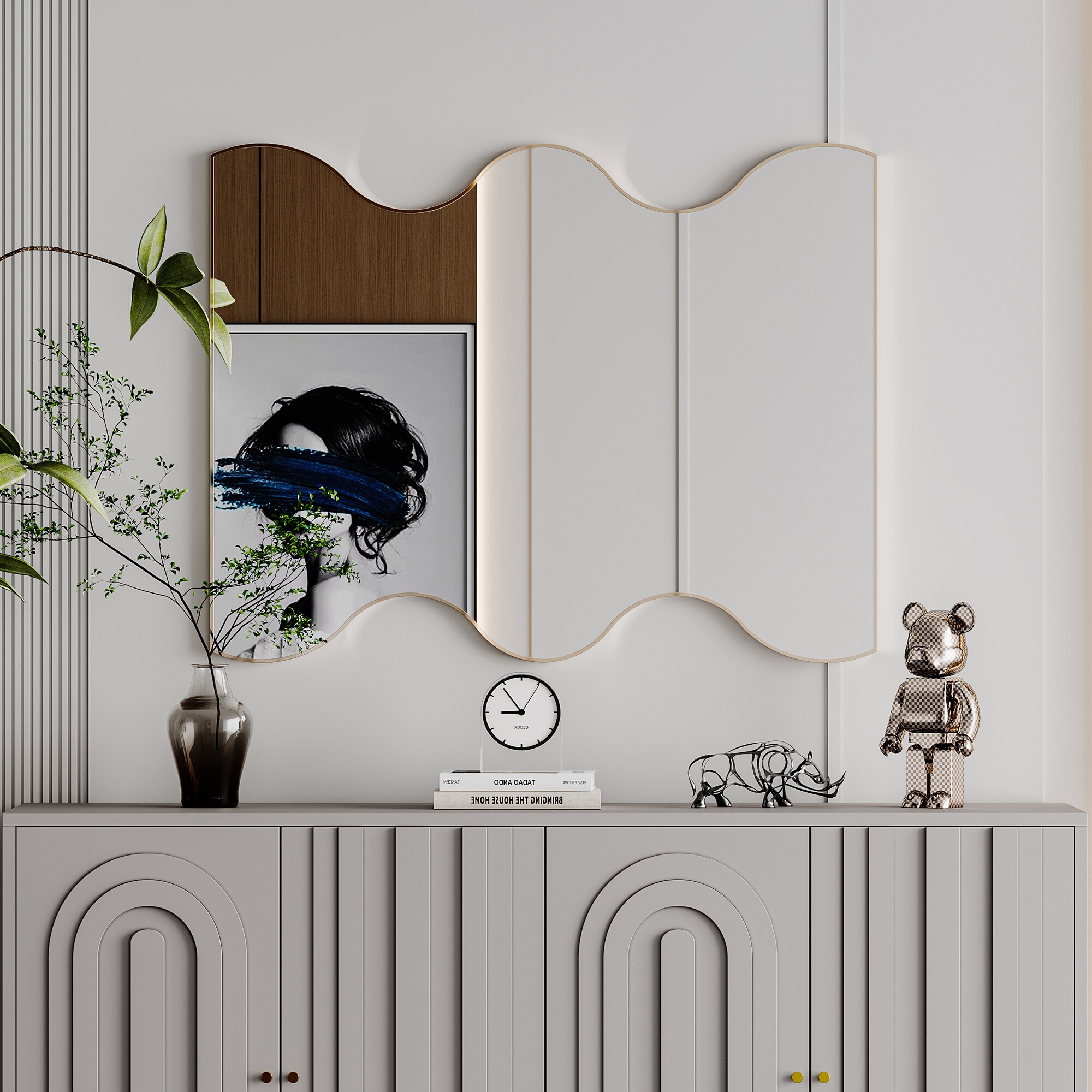 SINOFURN SYD520007GD Decor-Mirrors - View #9
