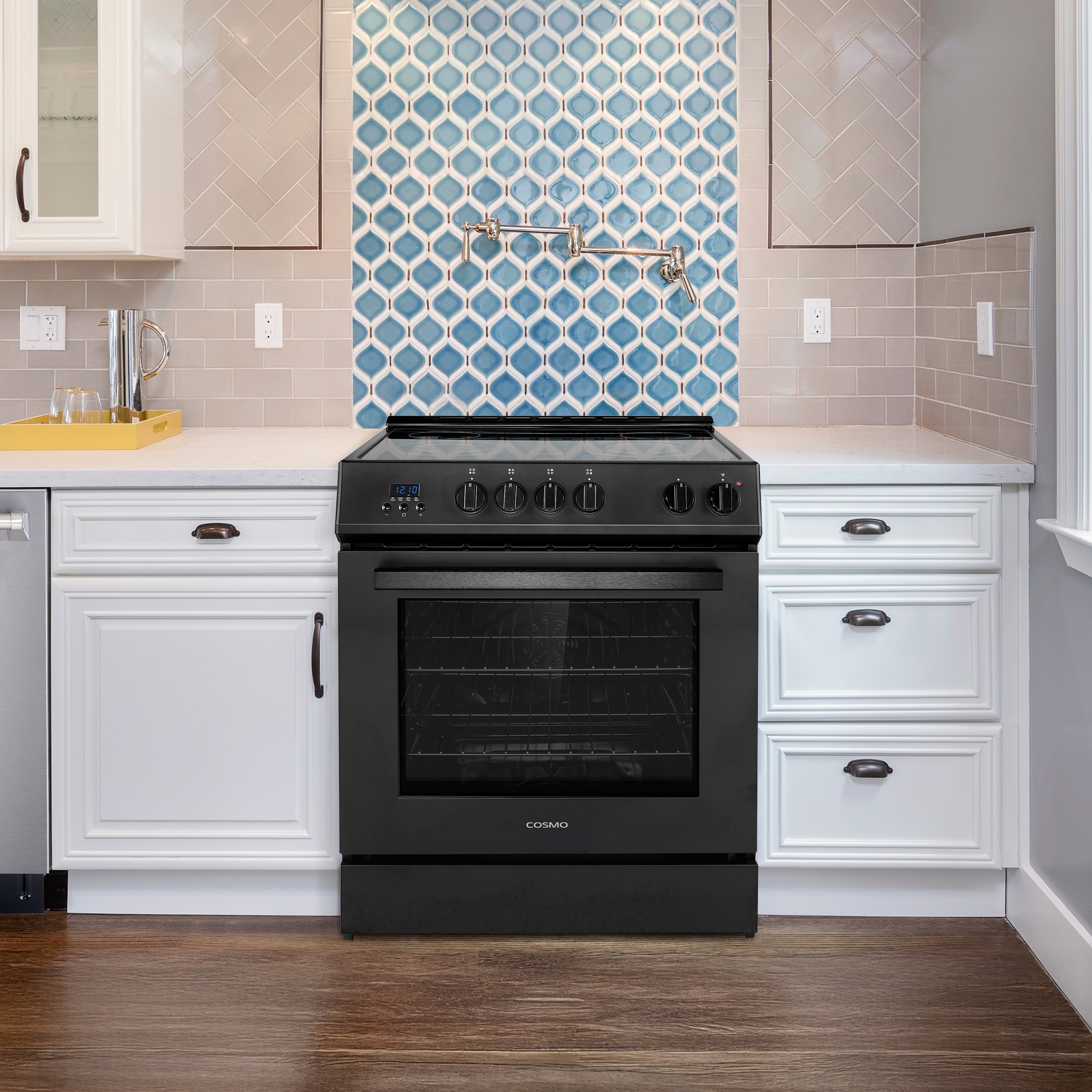 Cosmo COS-ERD304K-BK Freestanding-Electric-Ranges - View #2