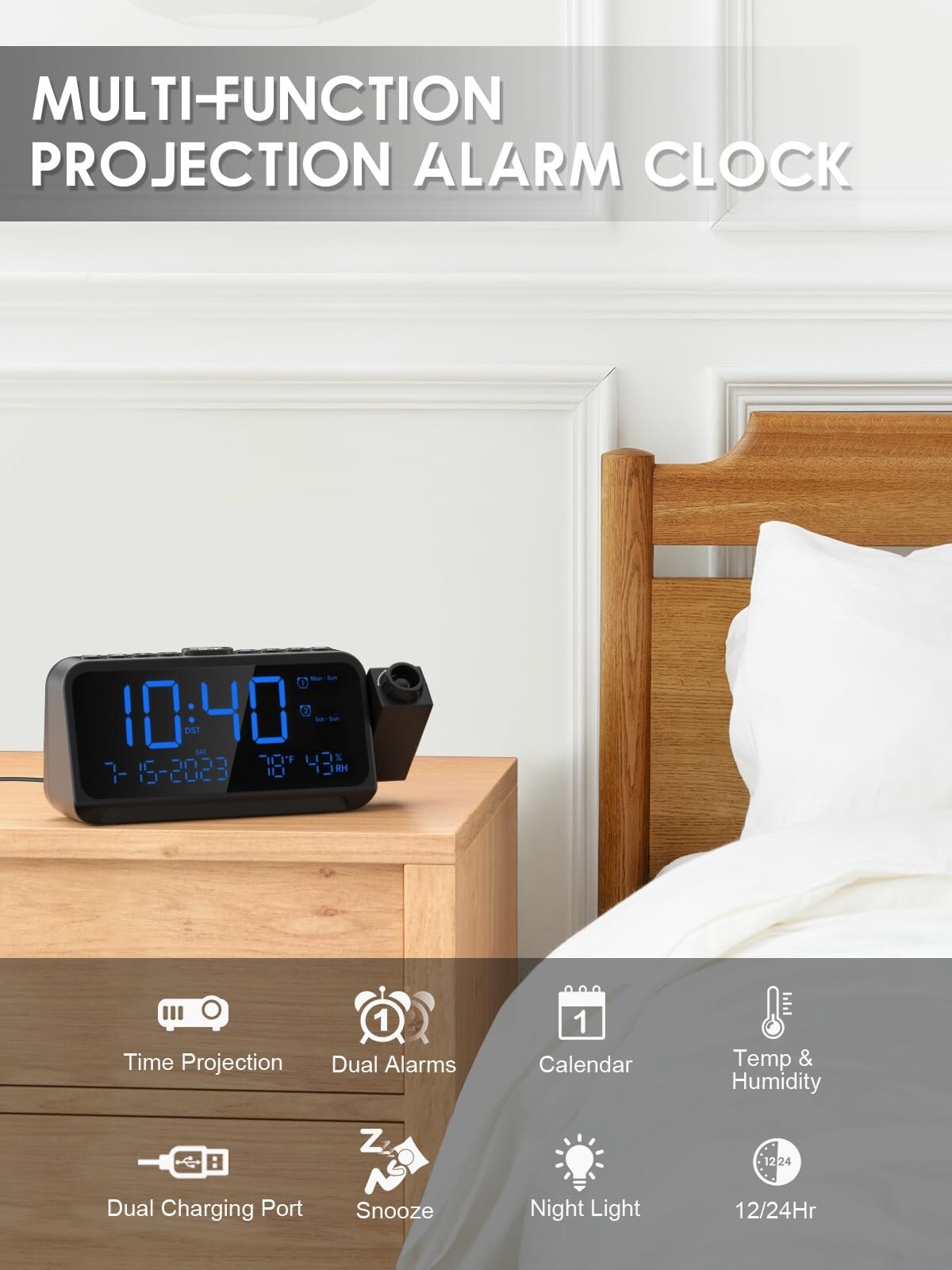 Phewnyzo LPW0516W003 Indoor-Outdoor-Clocks - View #2
