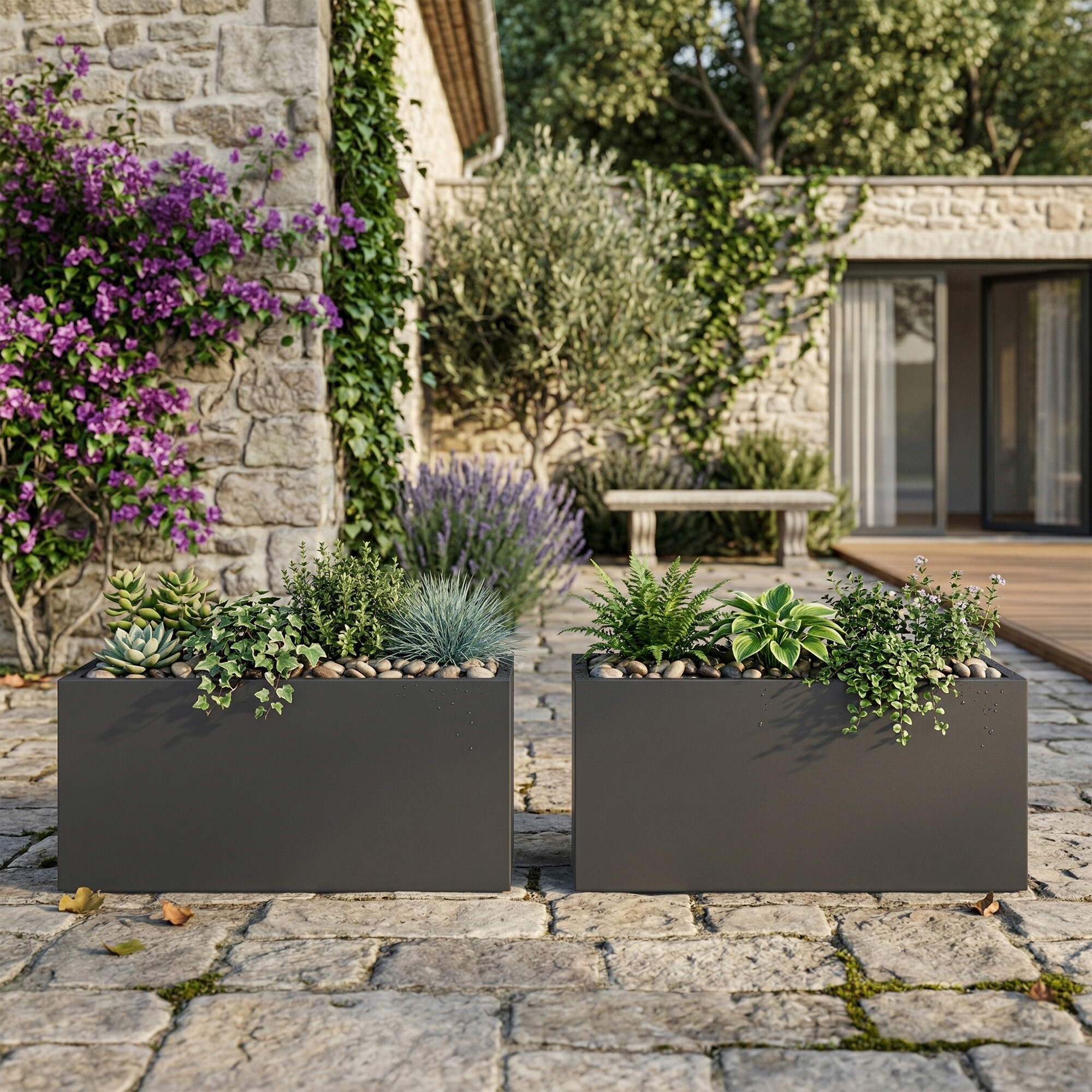 Dreamsidea LS-OB1003-DARK GRAY Raised-Planter-Boxes - View #3