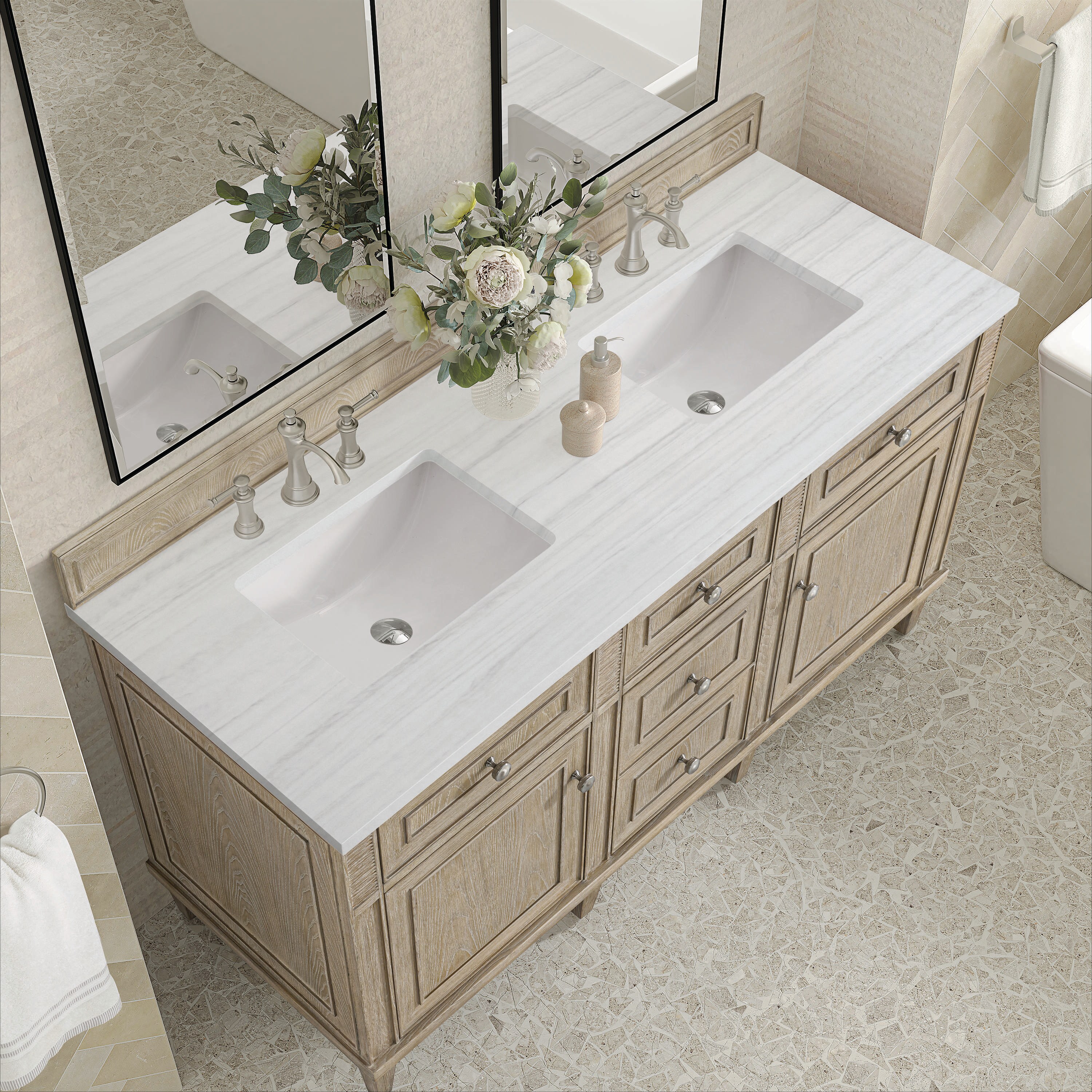 James Martin Vanities 424-V60D-WWO-3AF Bath-Vanity-Combo - View #12