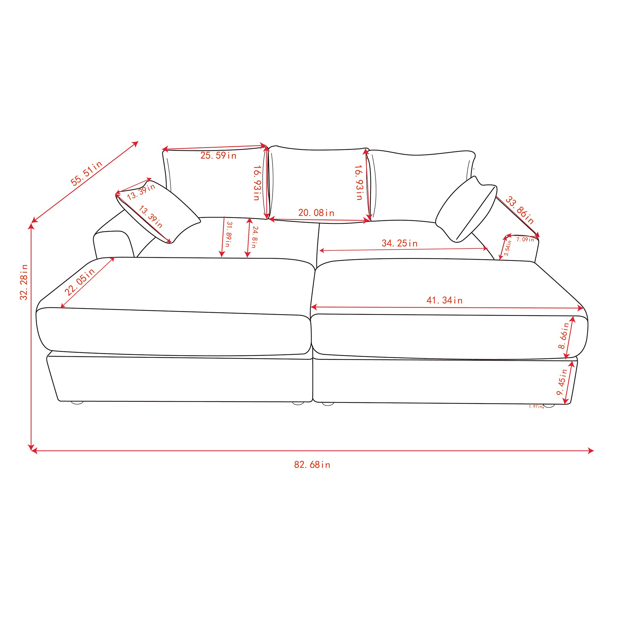 Bybafun YA3700406 Sofas-Loveseats - View #17