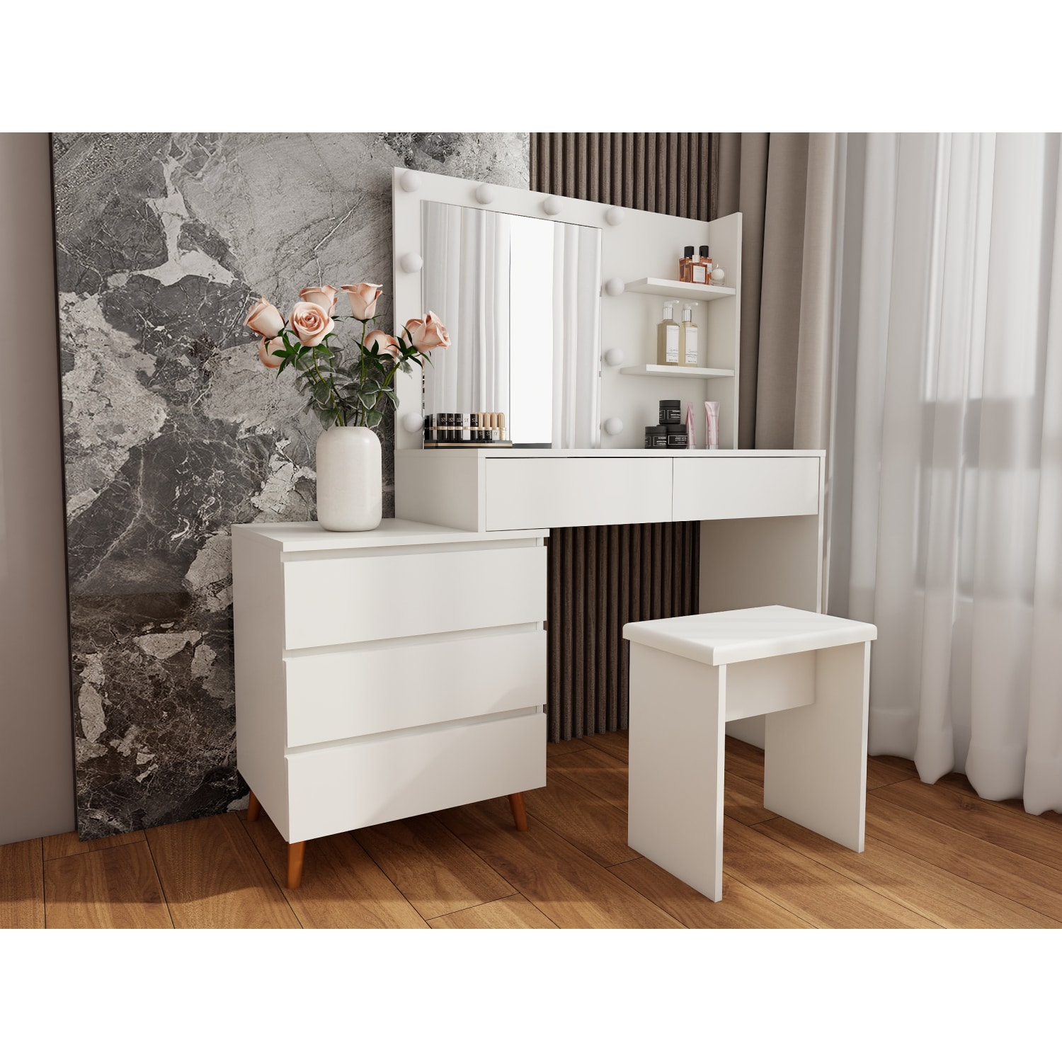 Streamdale Furniture W2139P306365 Bedroom-Vanities - View #2
