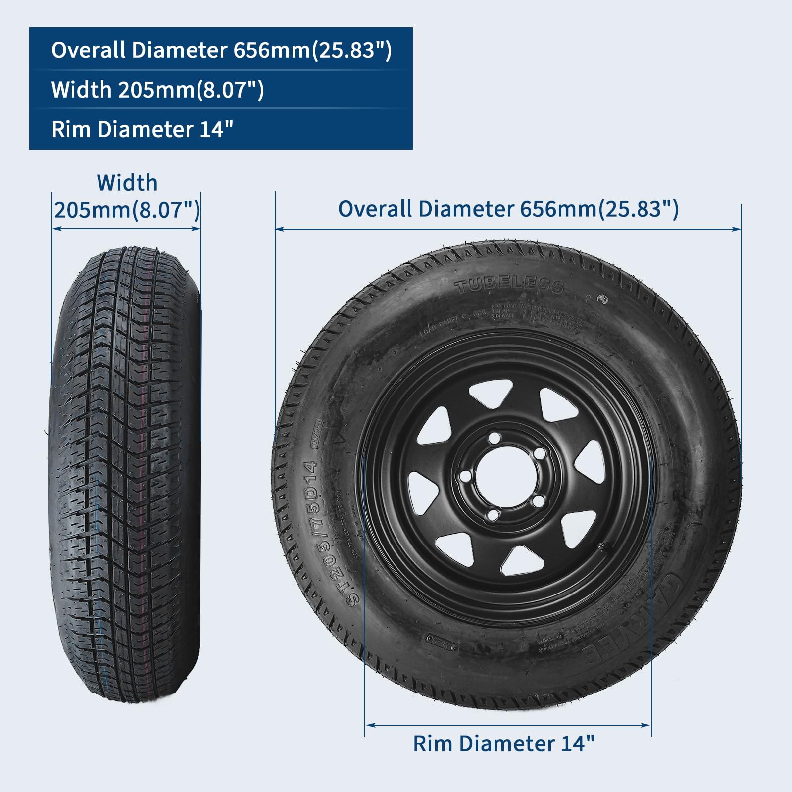 Garvee QFF-PAE-33DYLFN7 Ope-Wheels-And-Tires - View #3