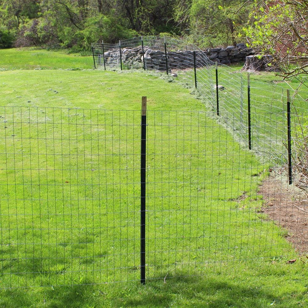 IRONRIDGE 100-ft x 4-ft Gray Steel Welded Wire Rolled Fencing with Mesh Size 2-in x 4-in in the Rolled Fencing department at Lowes