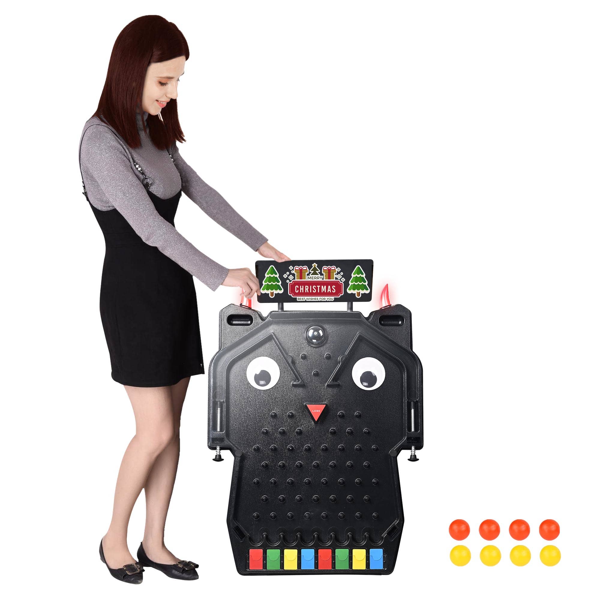 Yescom 35PDG003-3326-06-LO WinSpin Pinball Machine Tabletop Floor Stand Game Board Carnival Indoor Outdoor