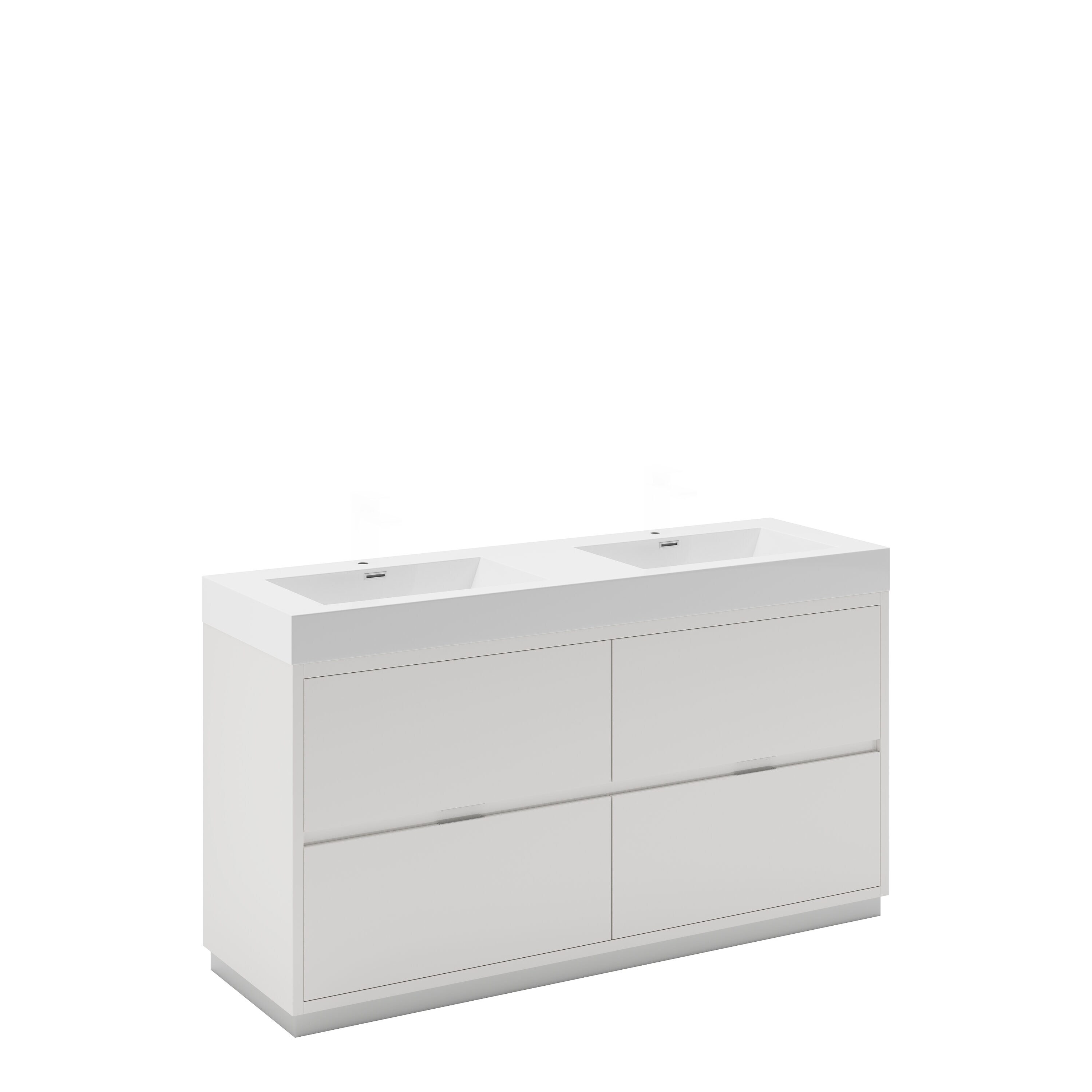 Fresca FCB8460WH-D-I Bath-Vanity-Combo - View #2
