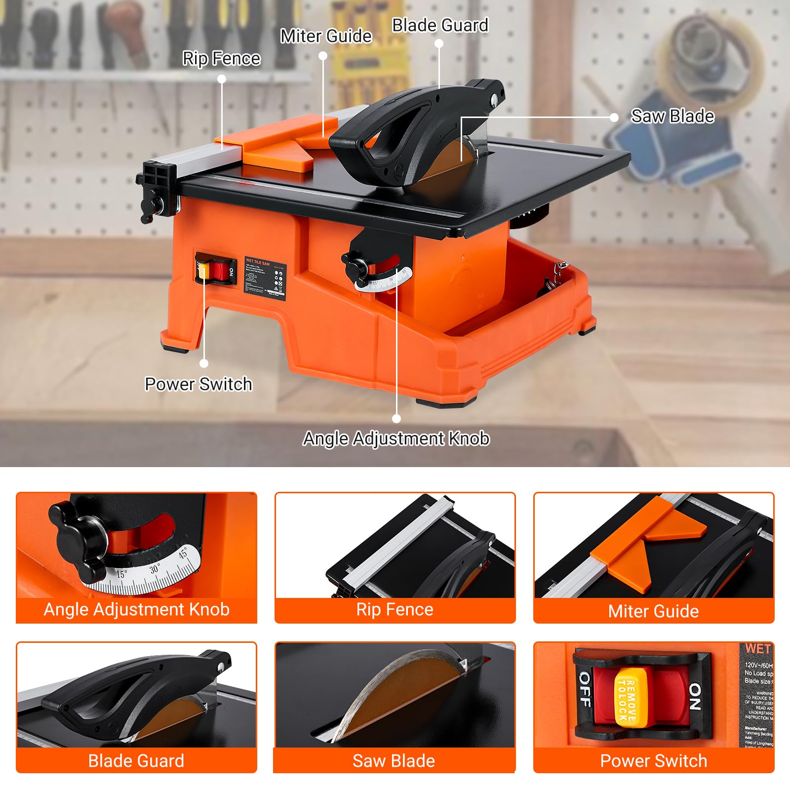 Garvee PHO-0XN216Z6 Tile-Saw - View #4