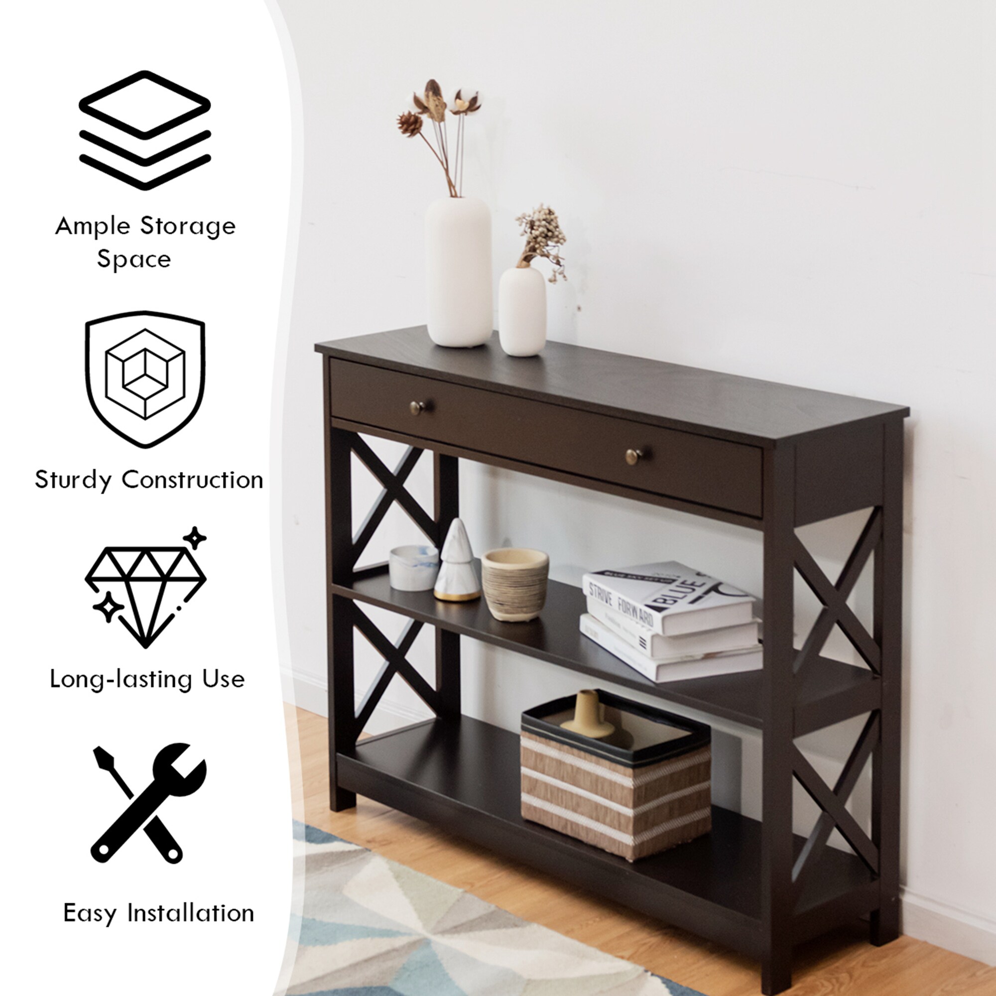 Costway SXL00128 Console-Sofa-Tables - View #6
