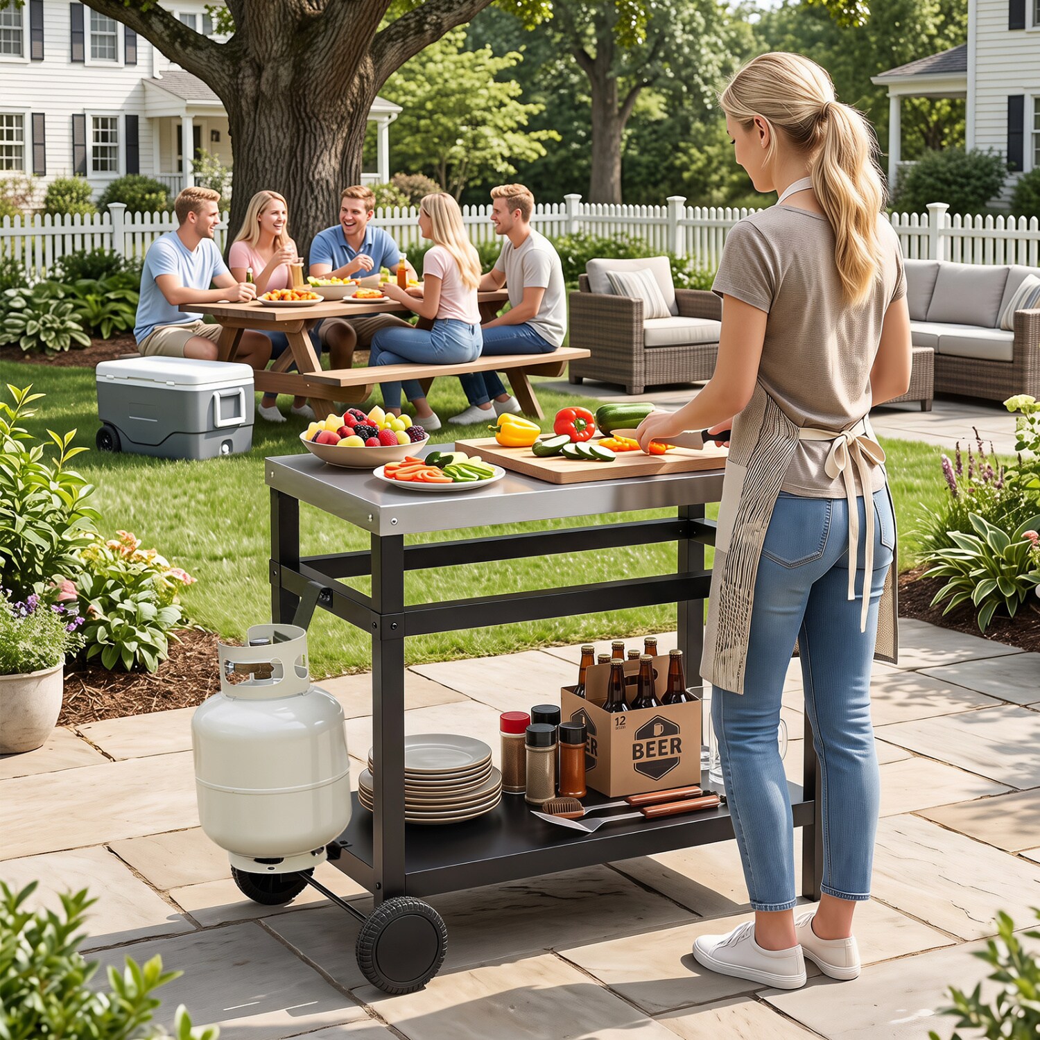Mondawe MOID79A00012300 Grill-Carts-Grill-Stands - View #11