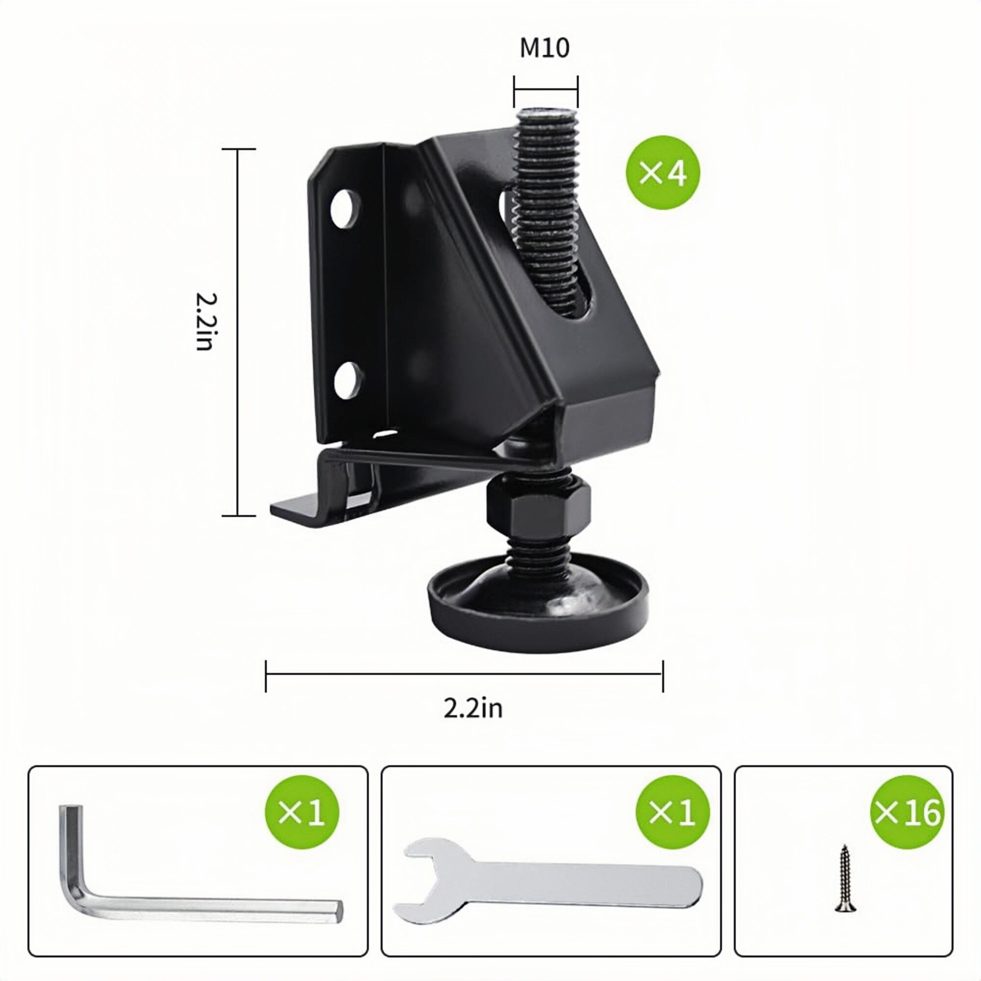 Numhew NHLYNN18369 Bed-Risers - View #5