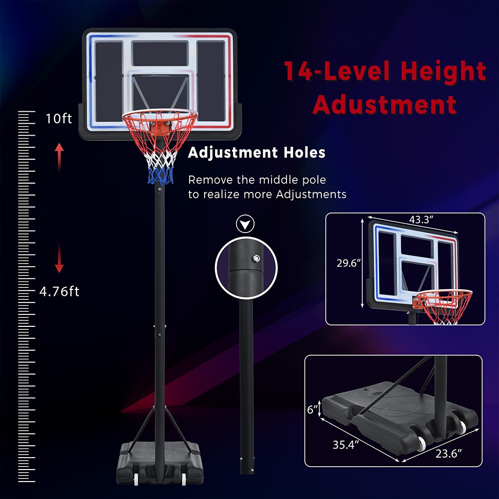 Runesay BASKETGOAL-17 Basketball-System - View #7