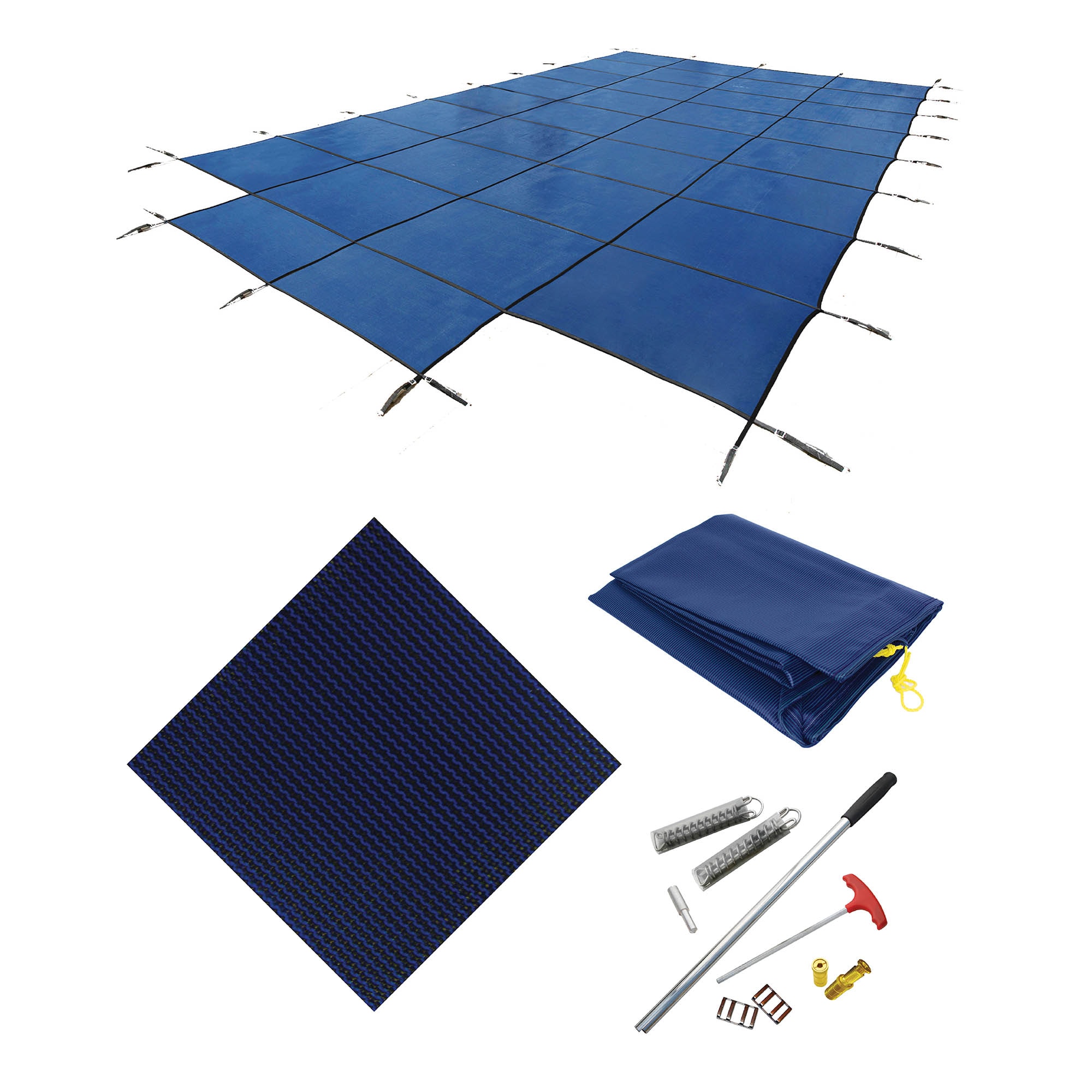 Blue Wave BWS335B 18-Feet x 34-Feet Polypropylene Safety Rectangle Pool Cover