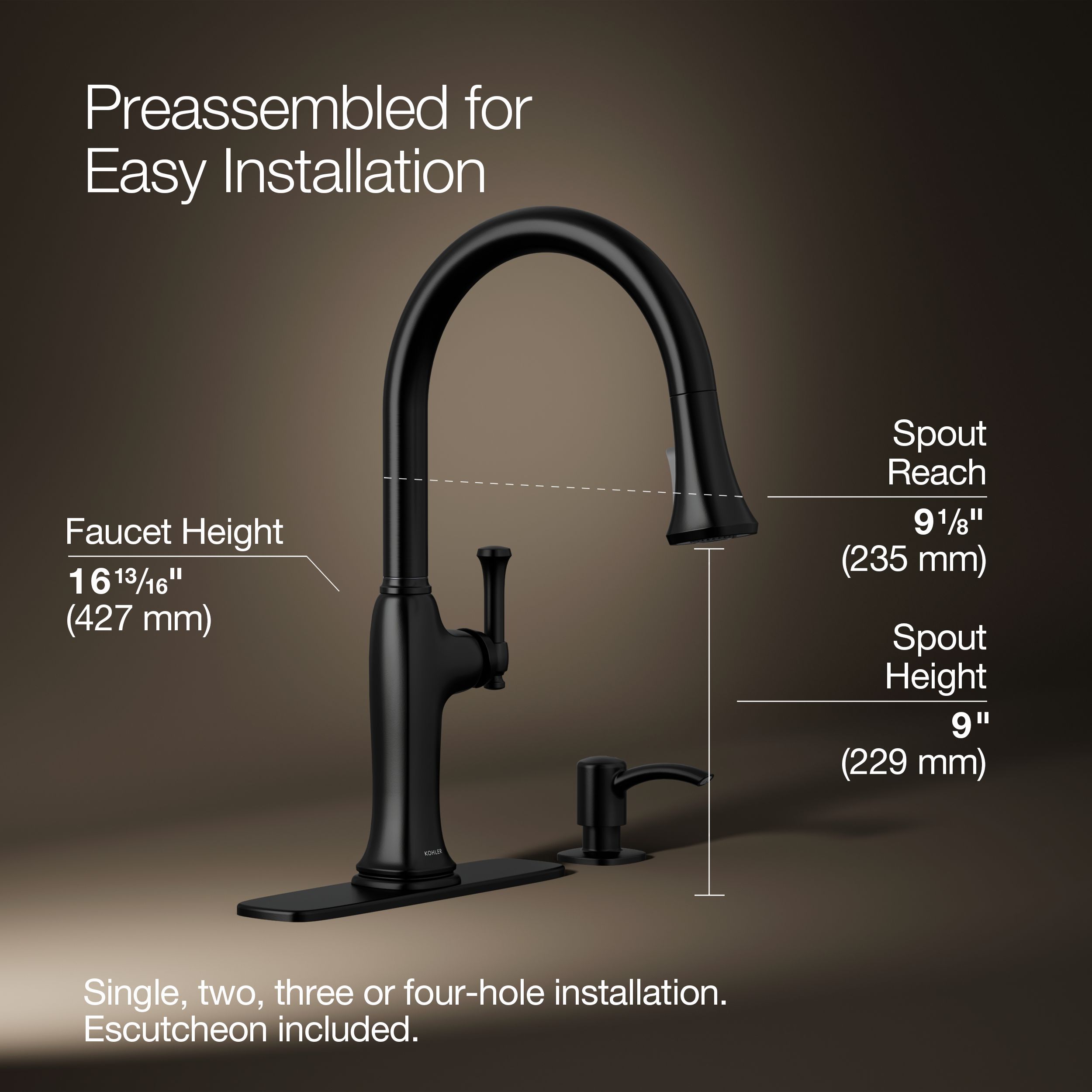 KOHLER R33393-SD-BL Kitchen-Faucets - View #3