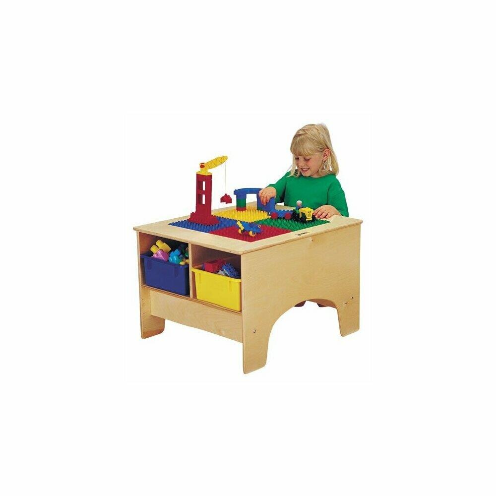 Jonti-Craft JNTC1031  5744JC KYDZ BUILDING TABLE- LEGO COMPATIBLE Without tubs