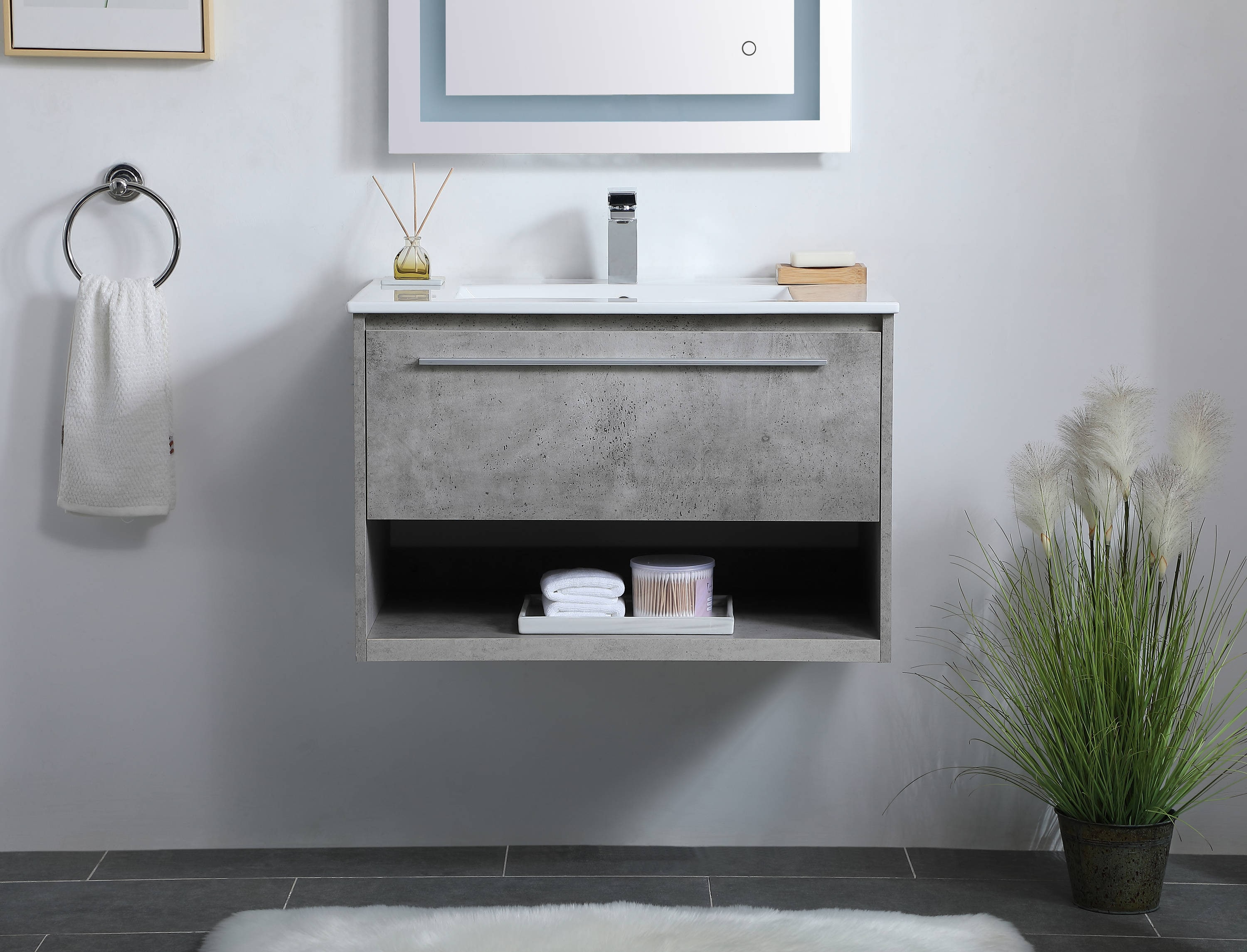 Elegant Decor HF129090CG Bath-Vanity-Combo - View #2