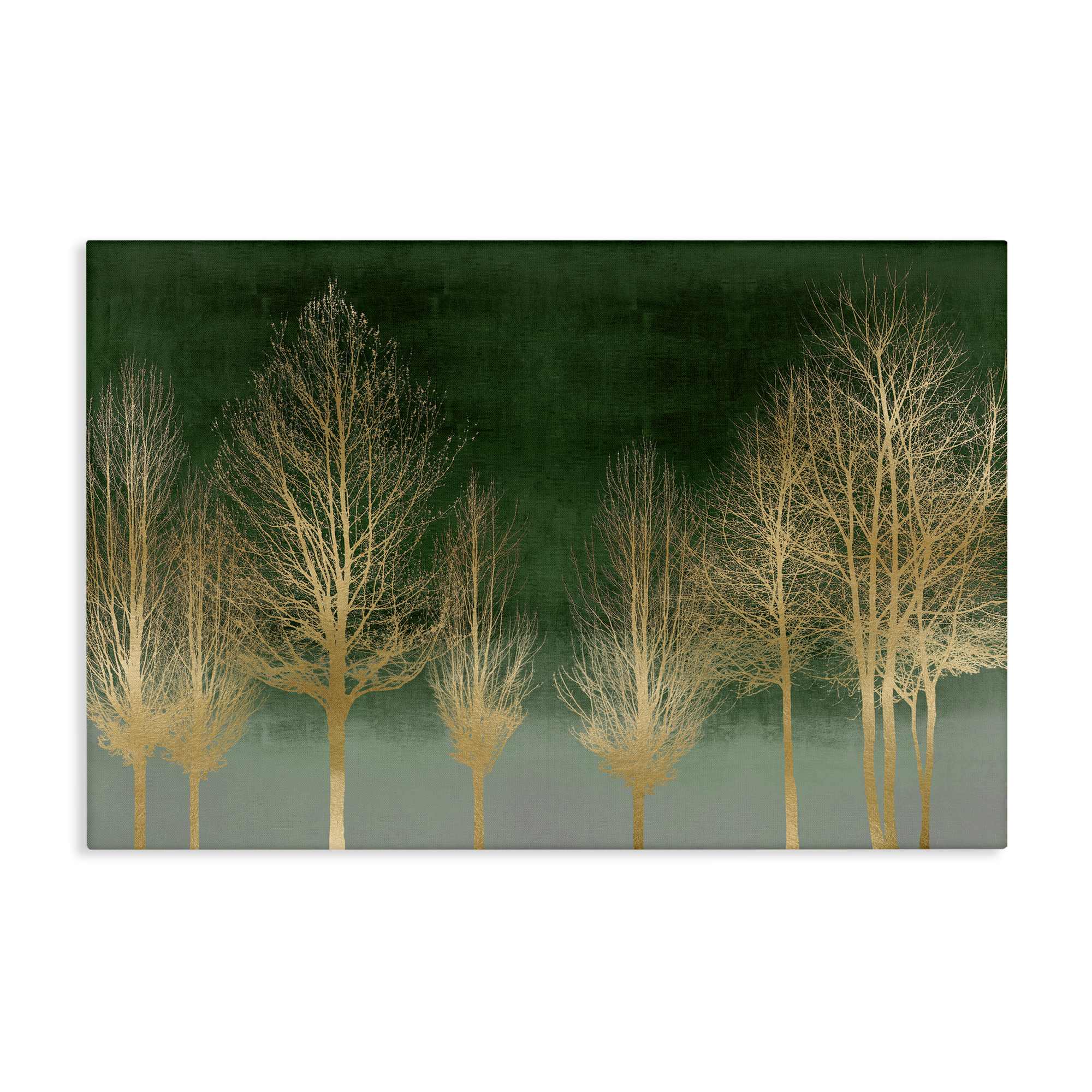 Stupell Industries BS-563-CN-16X24 Gold Gradient Forest Canvas Wall Art By Kate Bennett 24 x 16