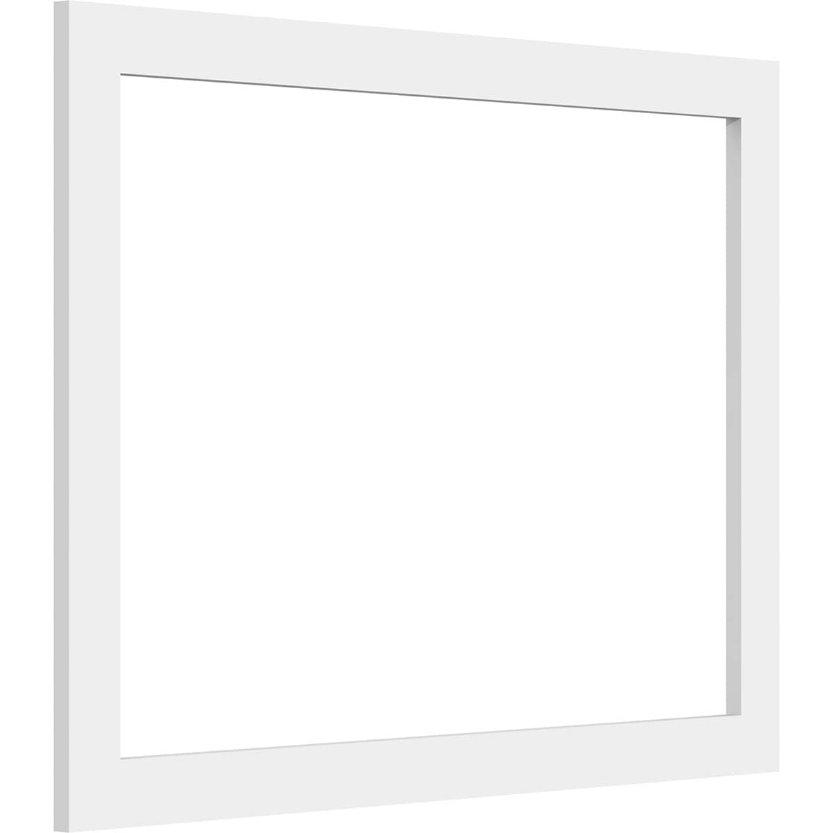 Ekena Millwork WALP24X18X037PRE 24-in x 18-in Smooth Paintable/Stainable White PVC Fretwork Wall Panel (
