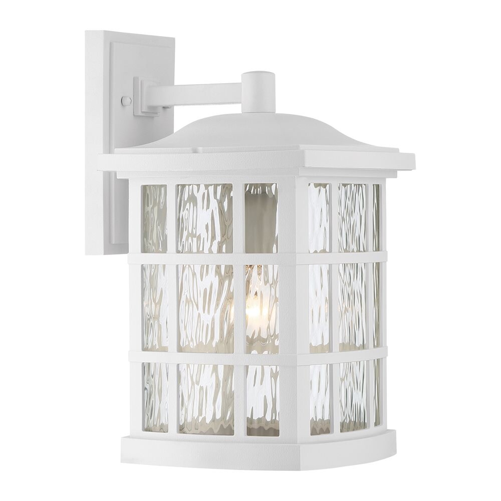 Quoizel Stonington 15-in H Mystic Black Medium Base (E-26) Outdoor Wall Light
